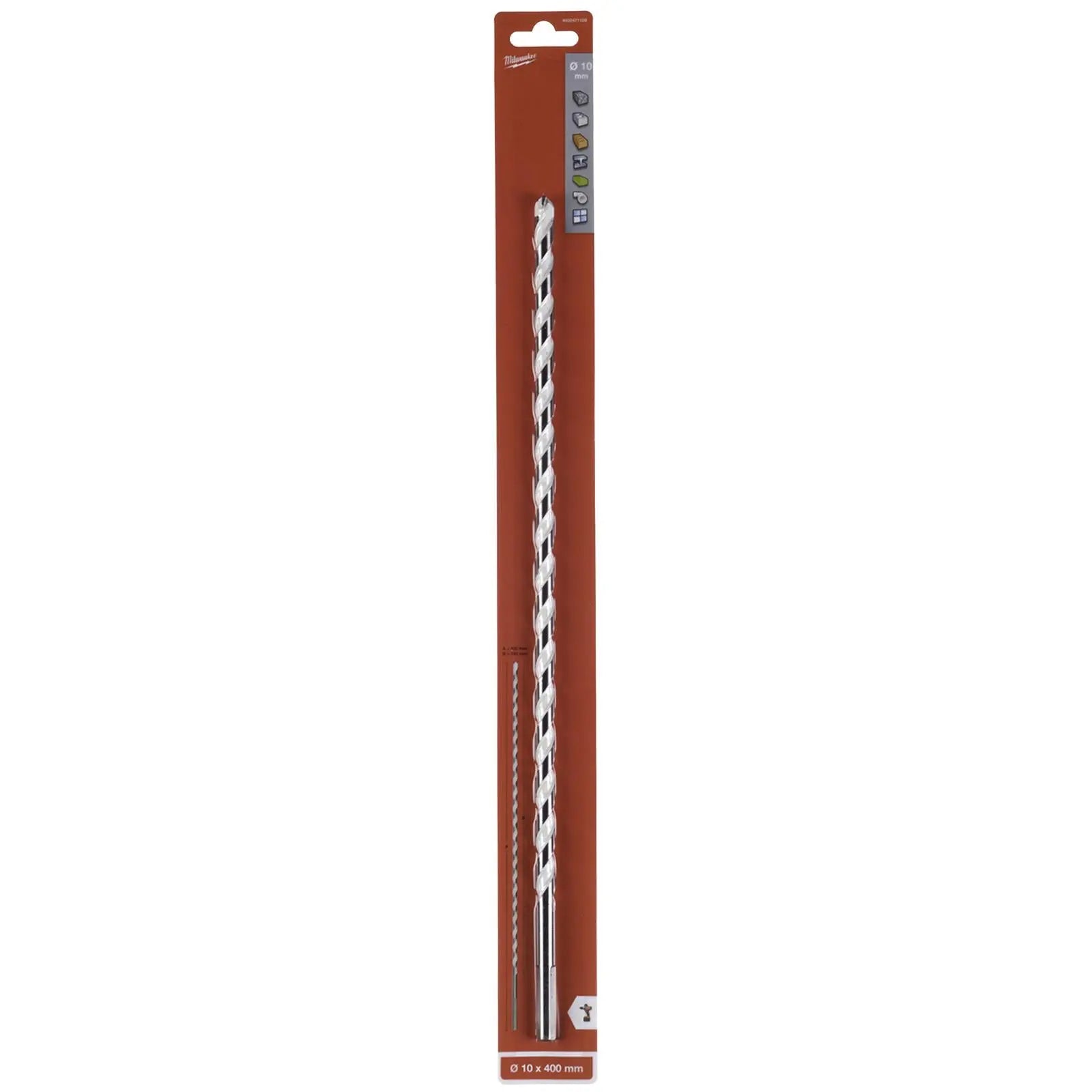 Milwaukee Multi Material Drill Bits Impact Rated TCT for Wood Metal Masonry 