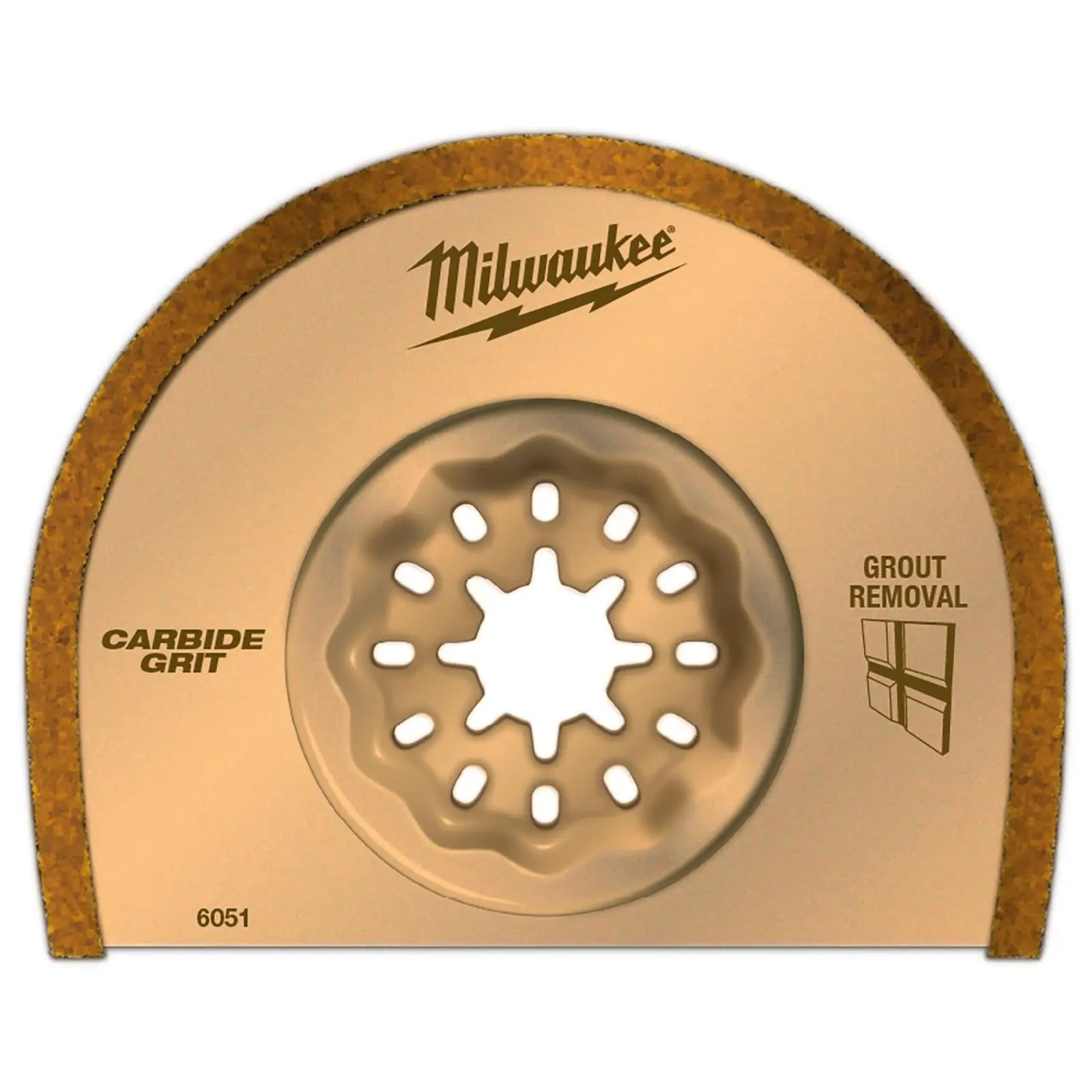 Milwaukee Multi Tool Grout Removal Carbide Grit Blade 75mm x 20mm x 2.2mm Starlock 