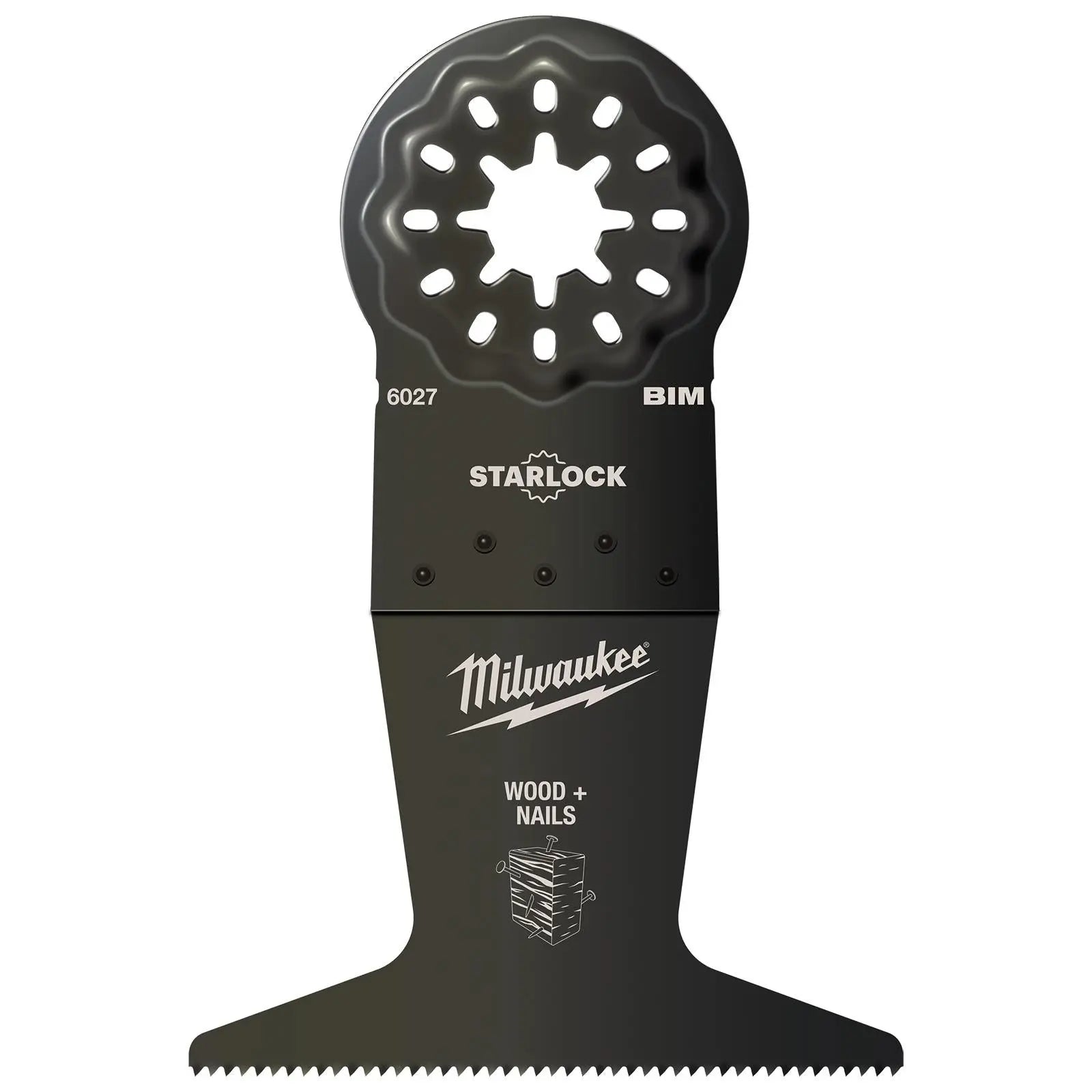 Milwaukee Multi Tool Wood with Nails Plunge Cut Blade 65mm Width x 42mm Length Bi Metal 