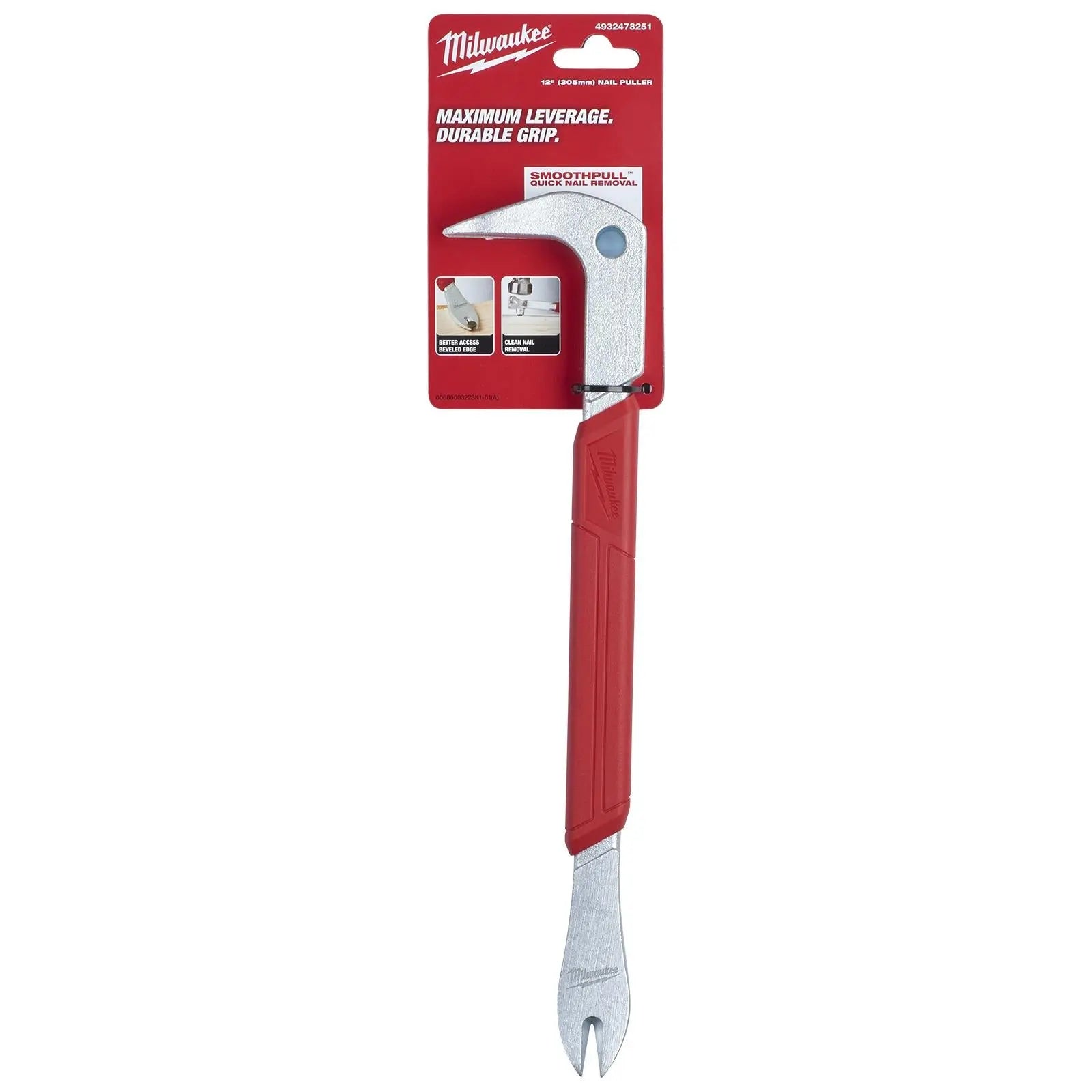 Milwaukee Nail Puller Pry Bar 12in 305mm 