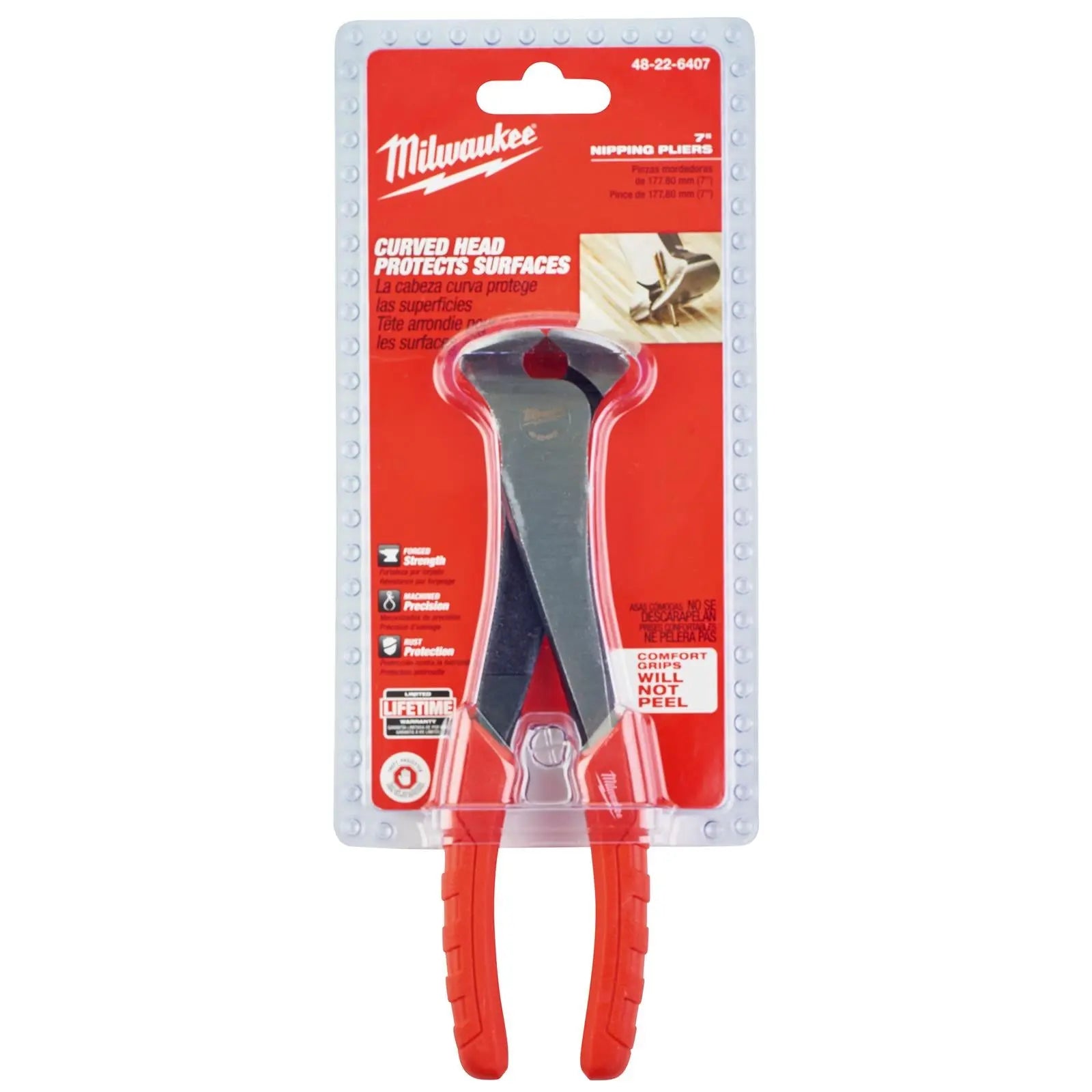 Milwaukee Nipping Pliers 180mm 