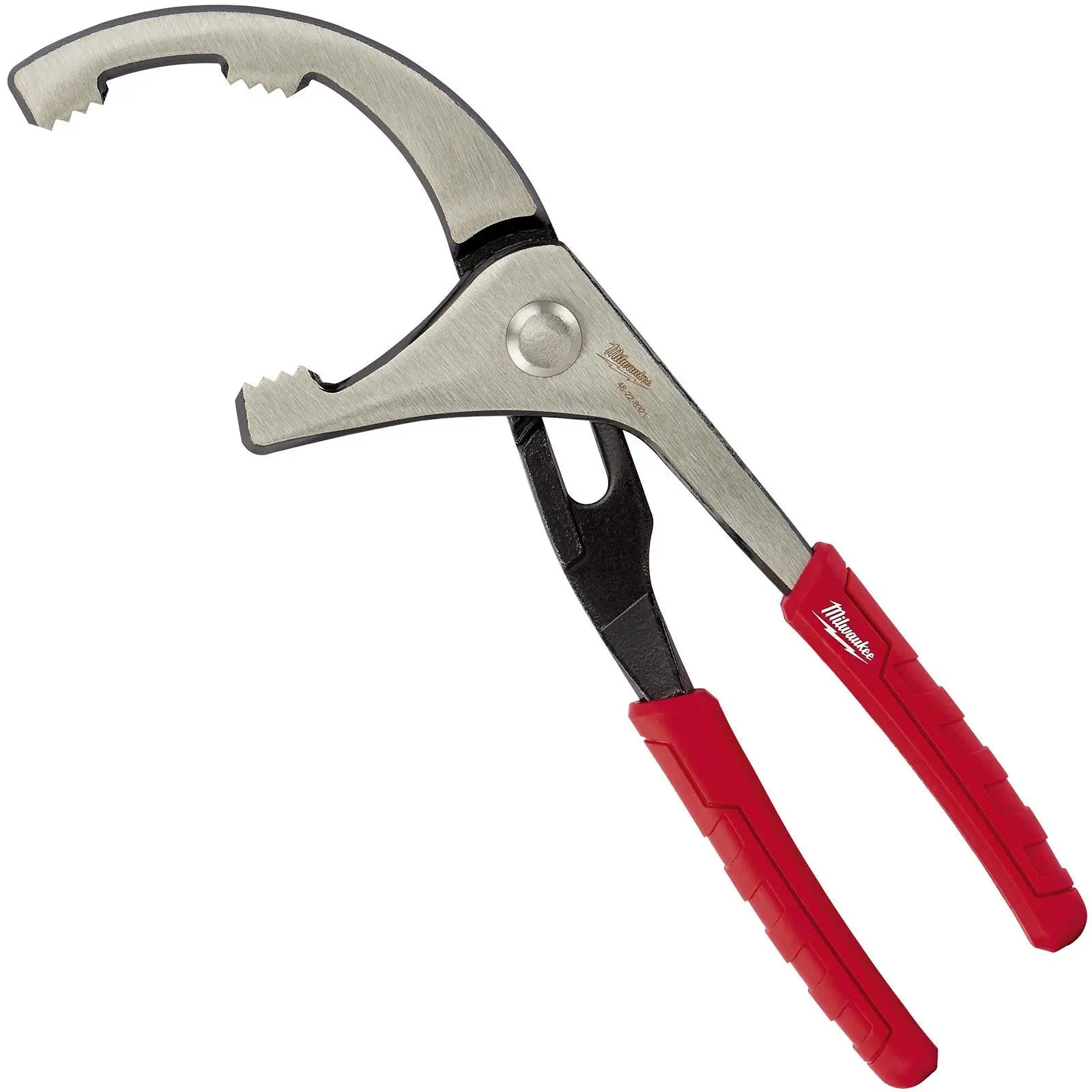 Milwaukee Oil Filter Pliers PVC 89mm Jaw Capacity  White Rose Tools