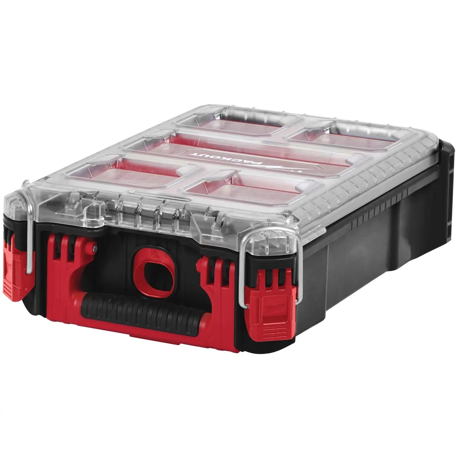 Milwaukee PACKOUT Compact Organiser Tool Storage Case  White Rose Tools