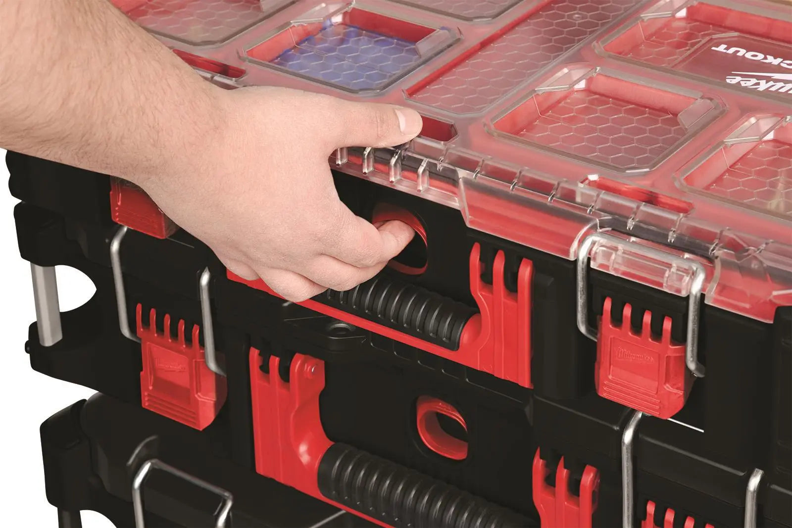 Milwaukee PACKOUT Organiser Case 117 x 500 x 386mm  White Rose Tools