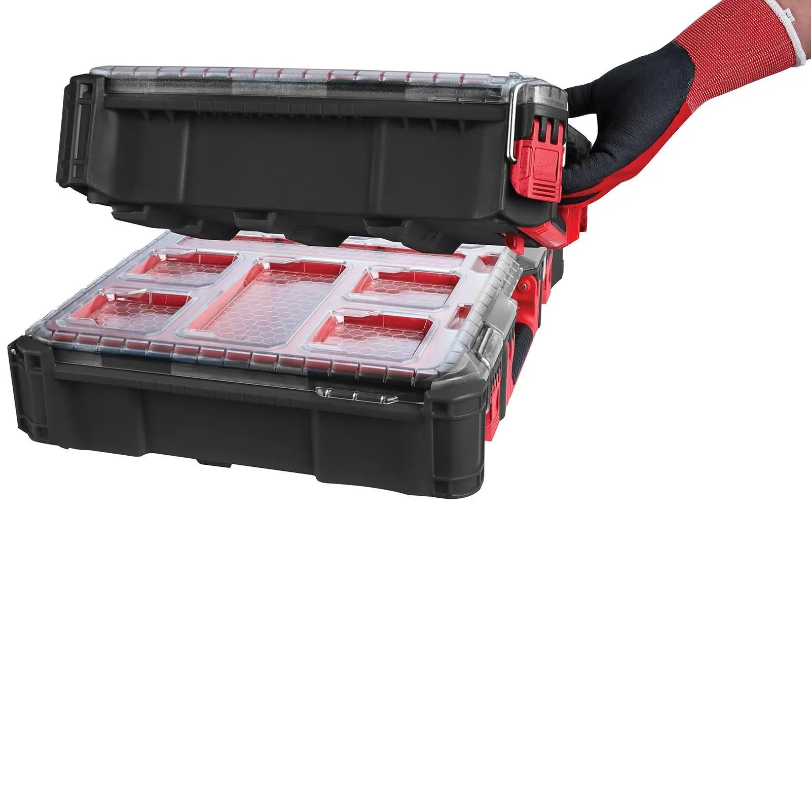 Milwaukee PACKOUT Organiser Case 117 x 500 x 386mm  White Rose Tools