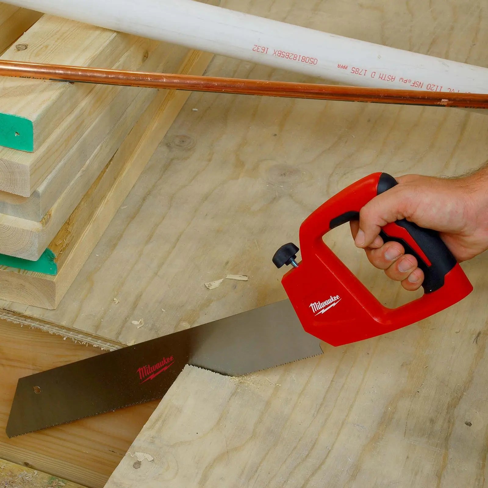 Milwaukee PVC Saw 305mm Compact Design 