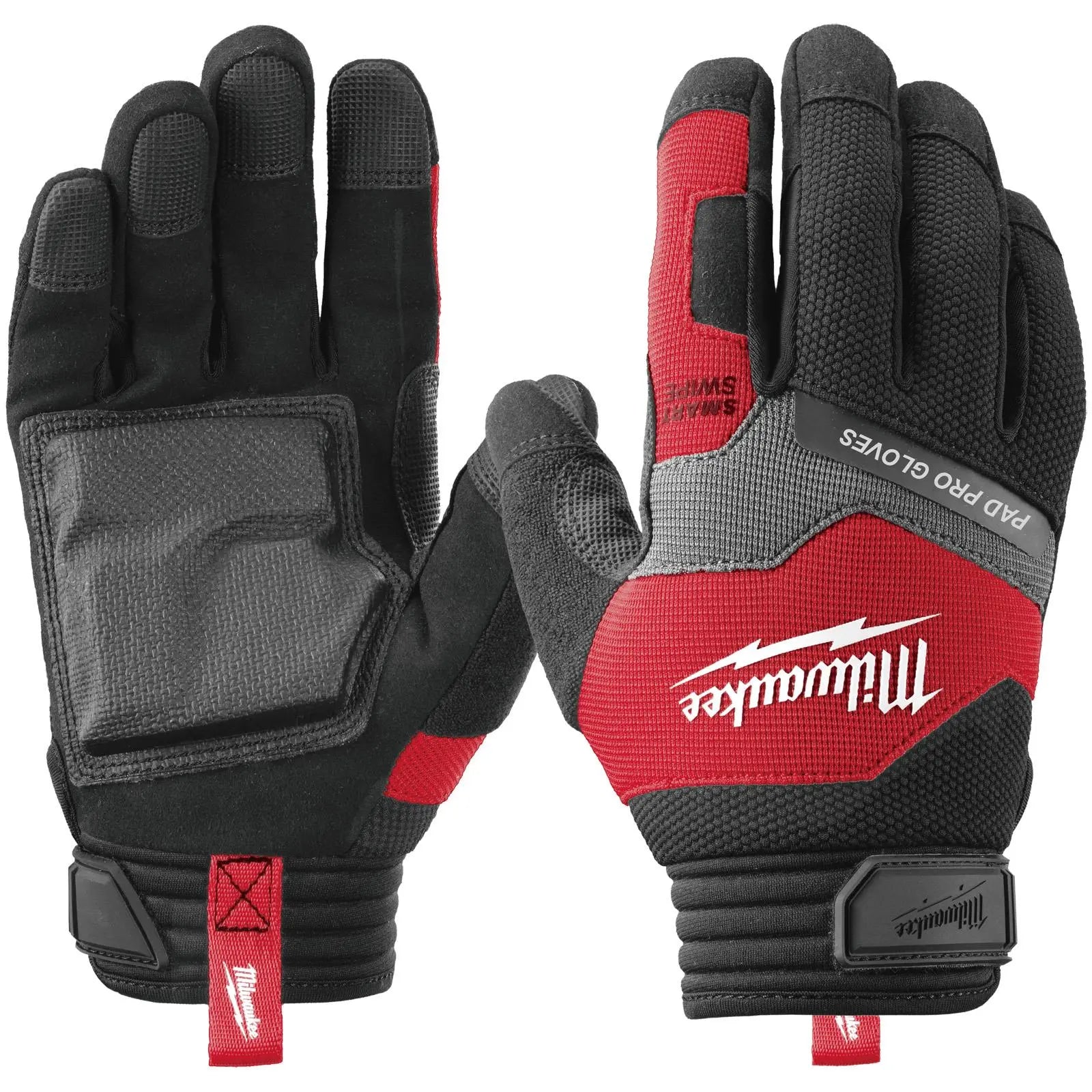 Milwaukee Pad Pro Work Safety Gloves - Choose Size  White Rose Tools