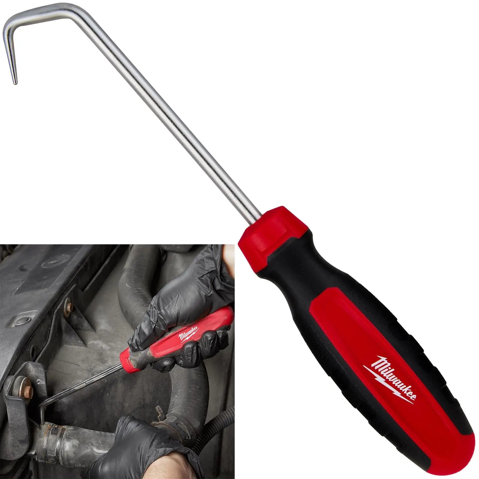 Milwaukee Pick Hook All Metal Core O-Ring Seal Hose Removal Puller Automotive 