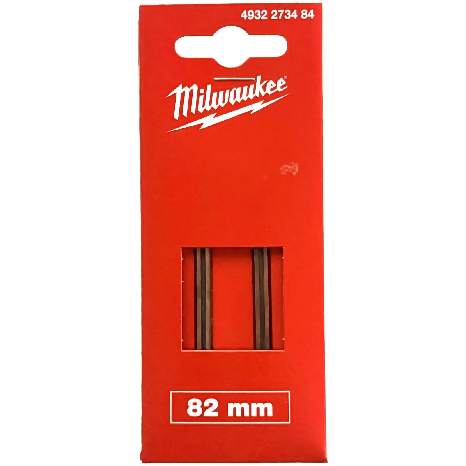 Milwaukee Planer Blades 82mm TCT Reversible 2 Piece  White Rose Tools