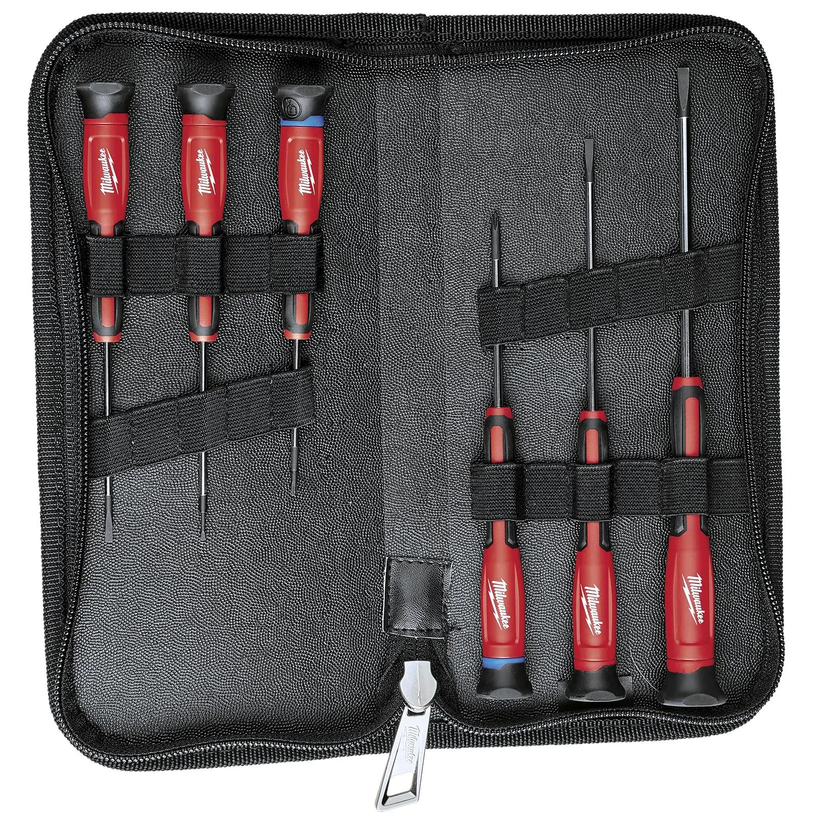 Milwaukee Precision Screwdriver Set 6 Piece Phillips Slotted 