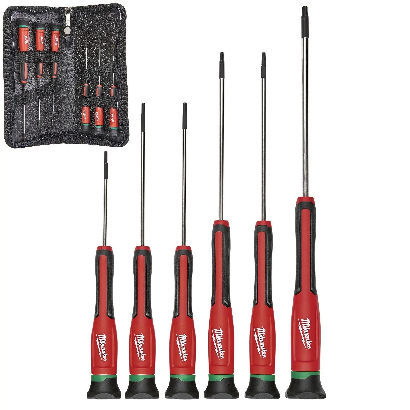 Milwaukee Precision Screwdriver Set 6 Piece Torx T6-T15 