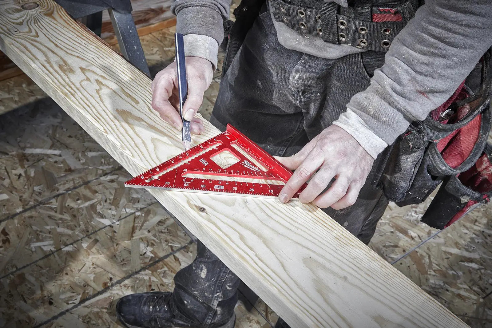 Milwaukee Rafter Roofing Square Imperial 7in 