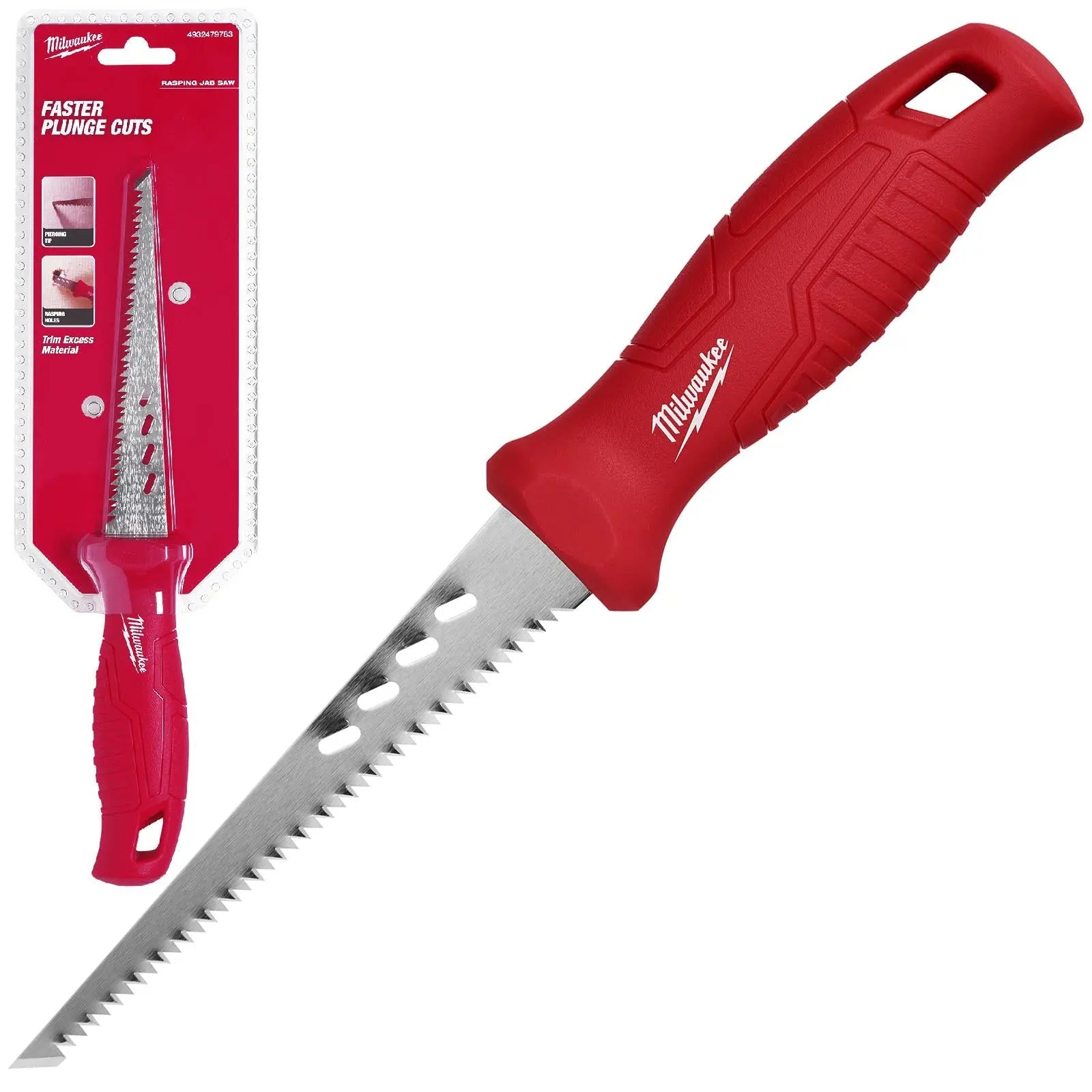 Milwaukee Rasping Jab Saw 150mm Blade for Plasterboard Drywall 
