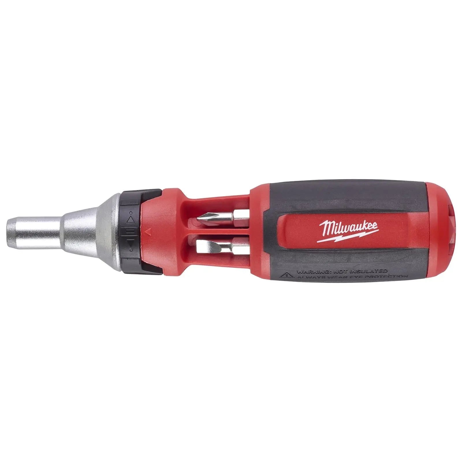Milwaukee Ratchet Screwdriver 9 in 1 Universal Phillips Pozi Torx Slotted 