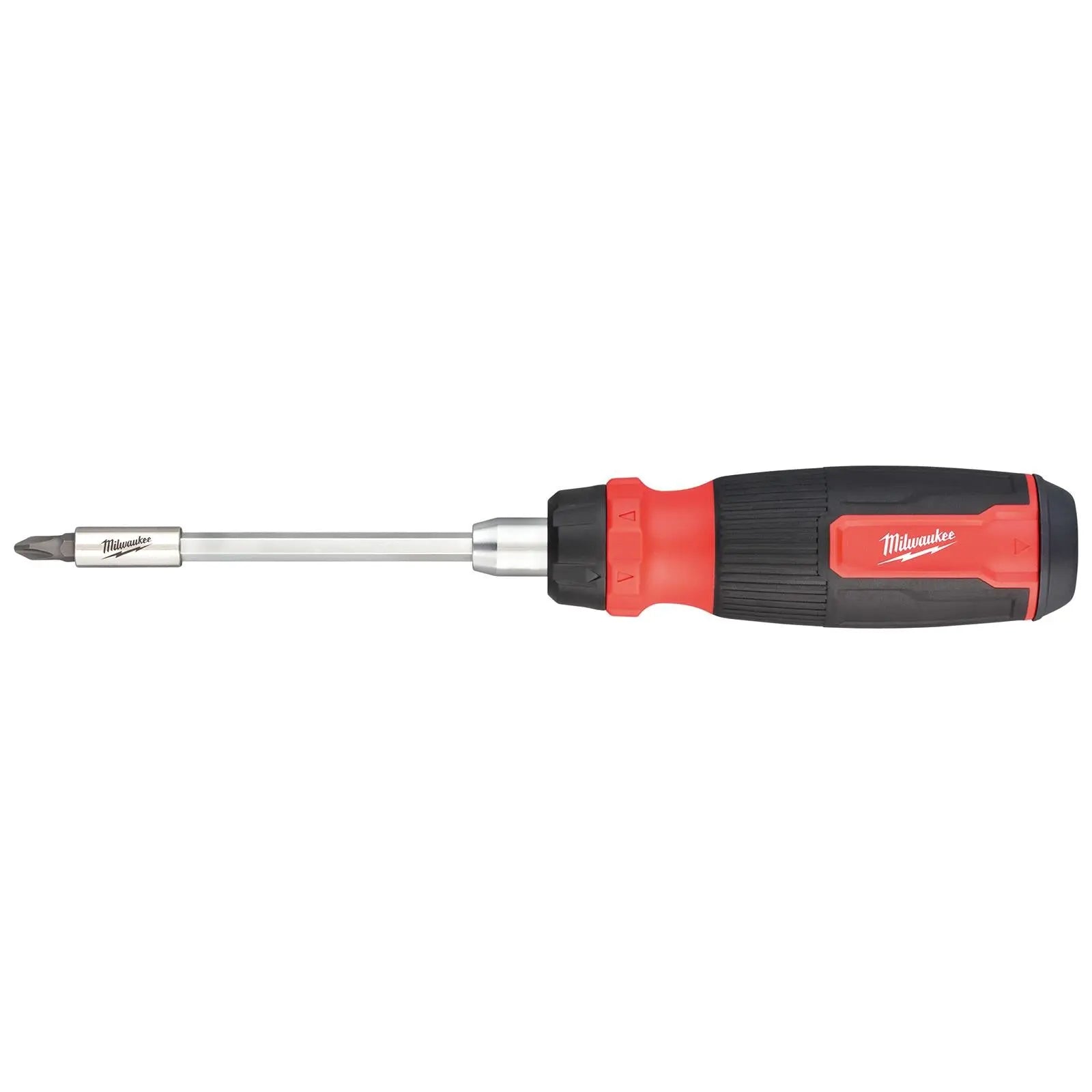 Milwaukee Ratchet Screwdriver Set 14 in 1 Multi Bit Pozi Phillips Torx Slotted Hex  White Rose Tools