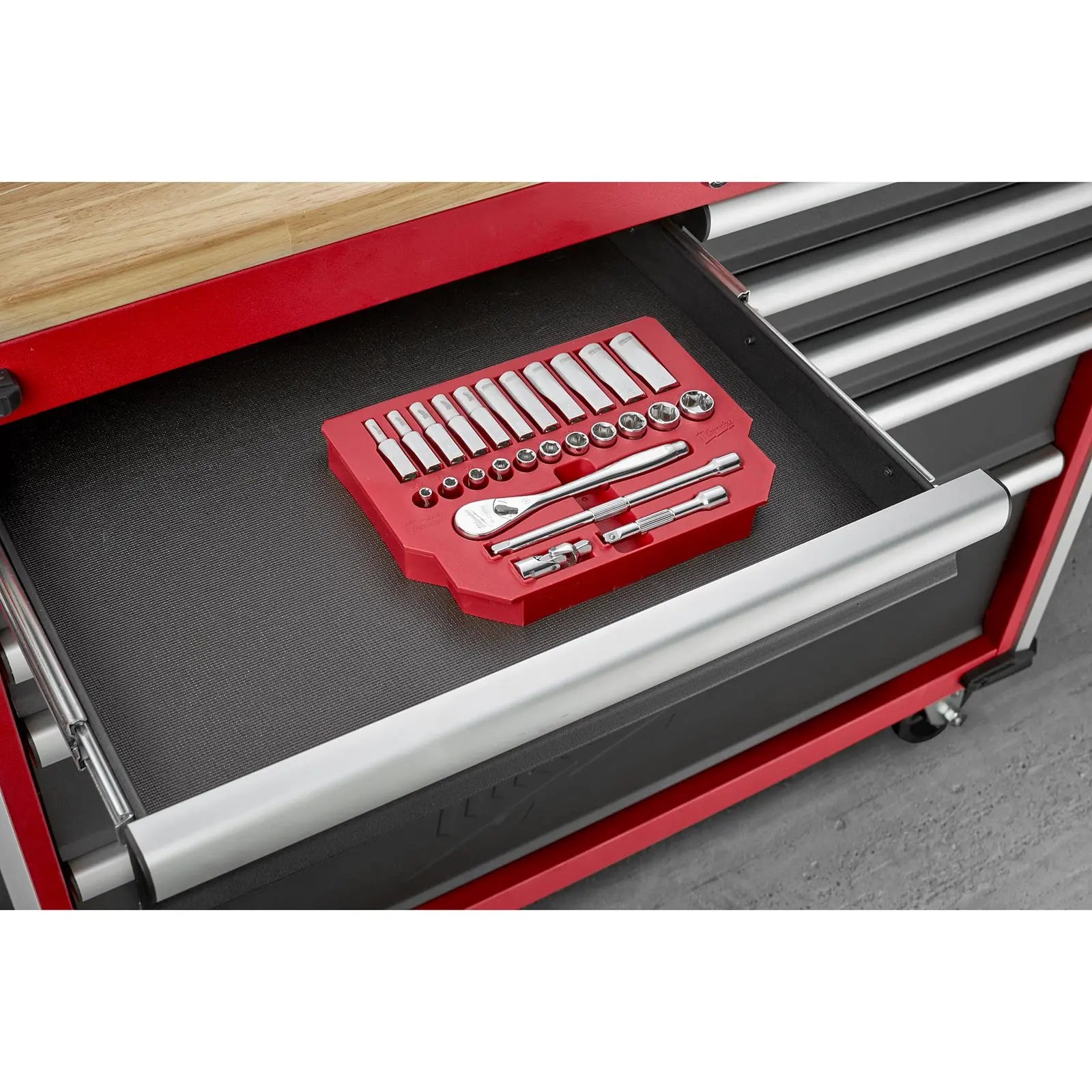 Milwaukee Ratchet Socket Set 3/8" Drive 32 Piece Metric 6-19mm 