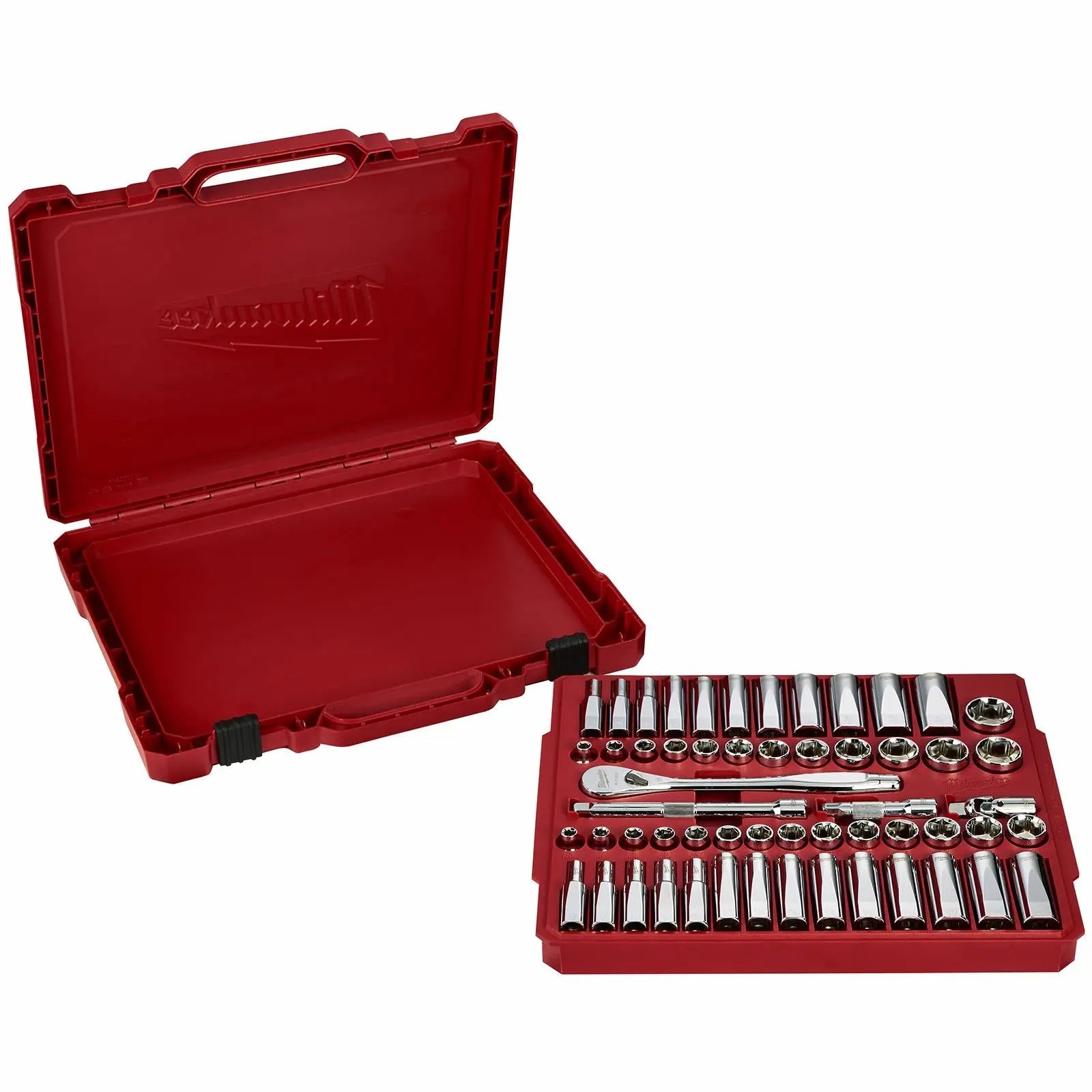 Milwaukee Ratchet Socket Set 3/8" Drive 56 Piece Metric Imperial 