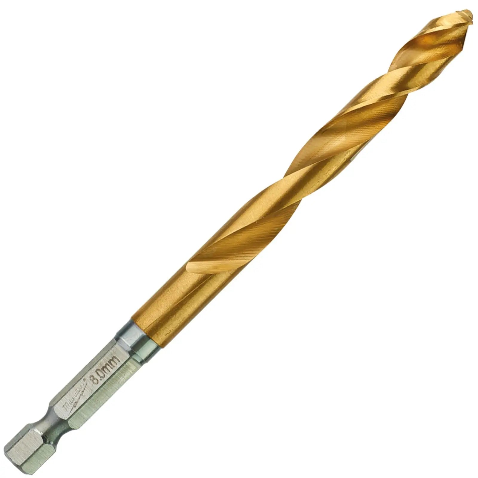 Milwaukee Red Hex Metal Drill Bits HSS Shockwave Impact Duty 1/4" Hex Shank 
