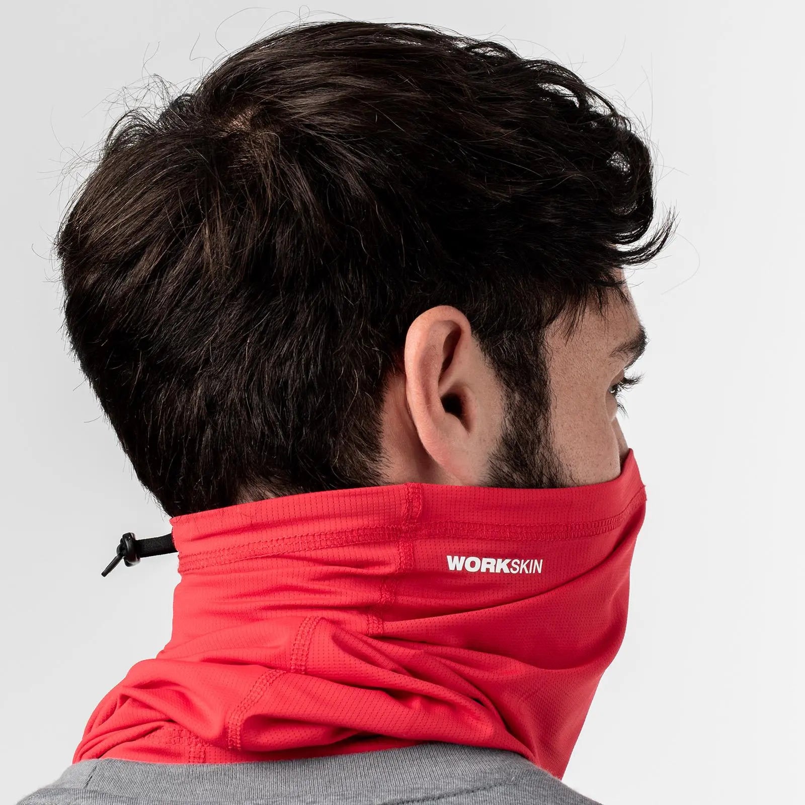 Milwaukee Red Performance Neck Gaiter and Face Mask  White Rose Tools