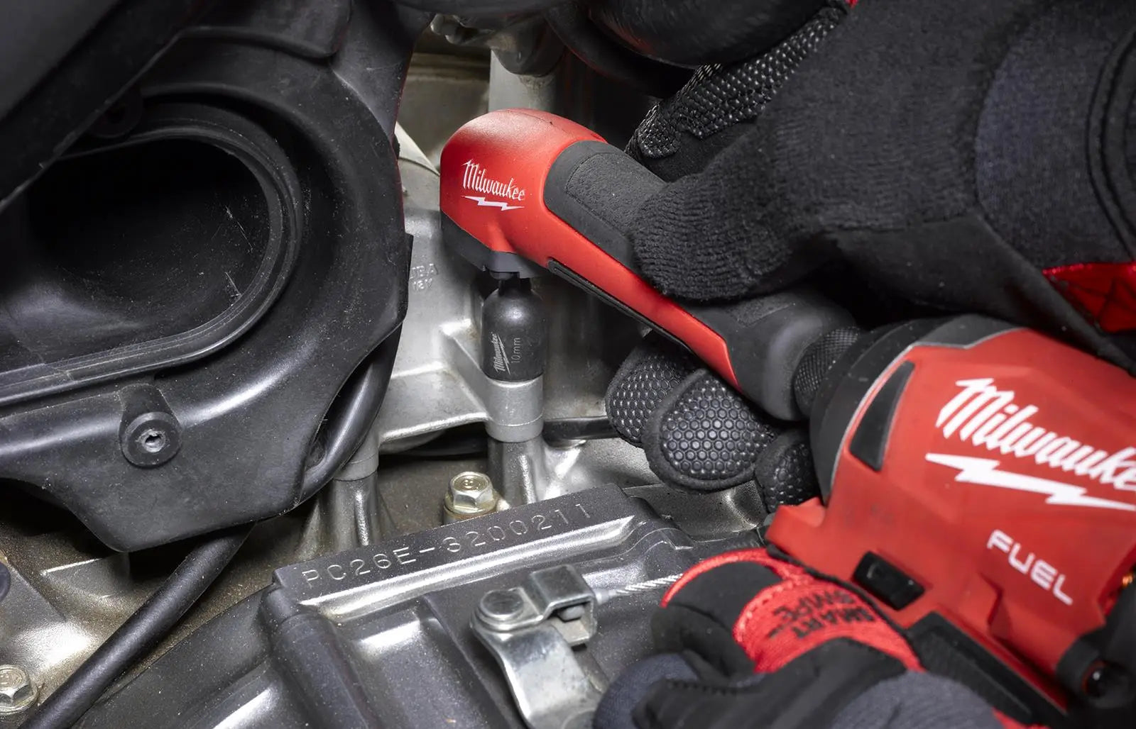 Milwaukee Right Angle Drill Attachment SHOCKWAVE Impact Duty 11 Piece 
