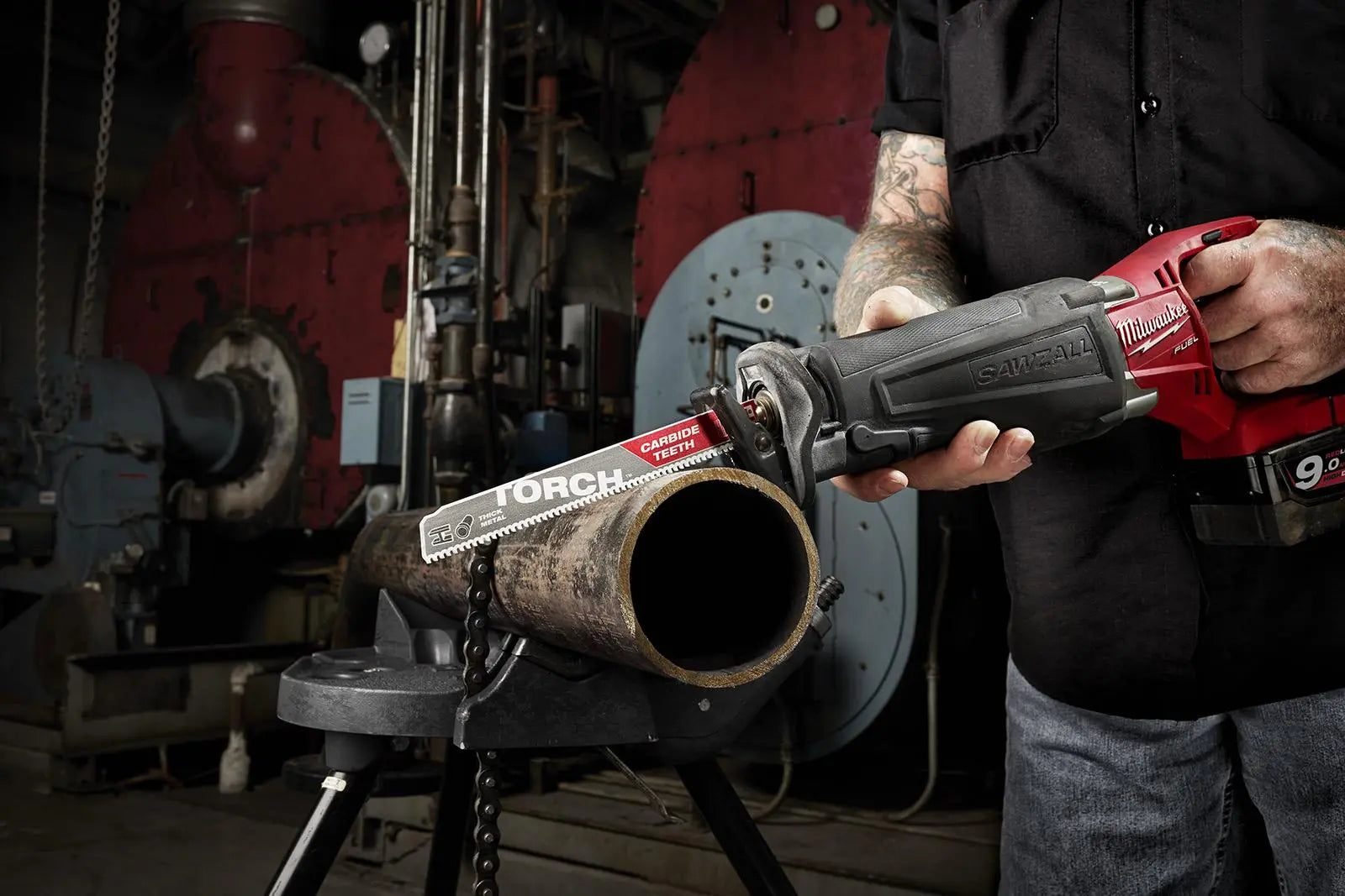 Milwaukee SAWZALL Metal Heavy Duty TCT TORCH Reciprocating Saw Blade 230mm 8 TPI  White Rose Tools