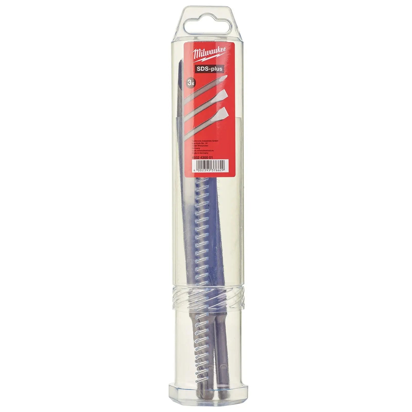 Milwaukee SDS Plus Chisel Set 3 Piece 