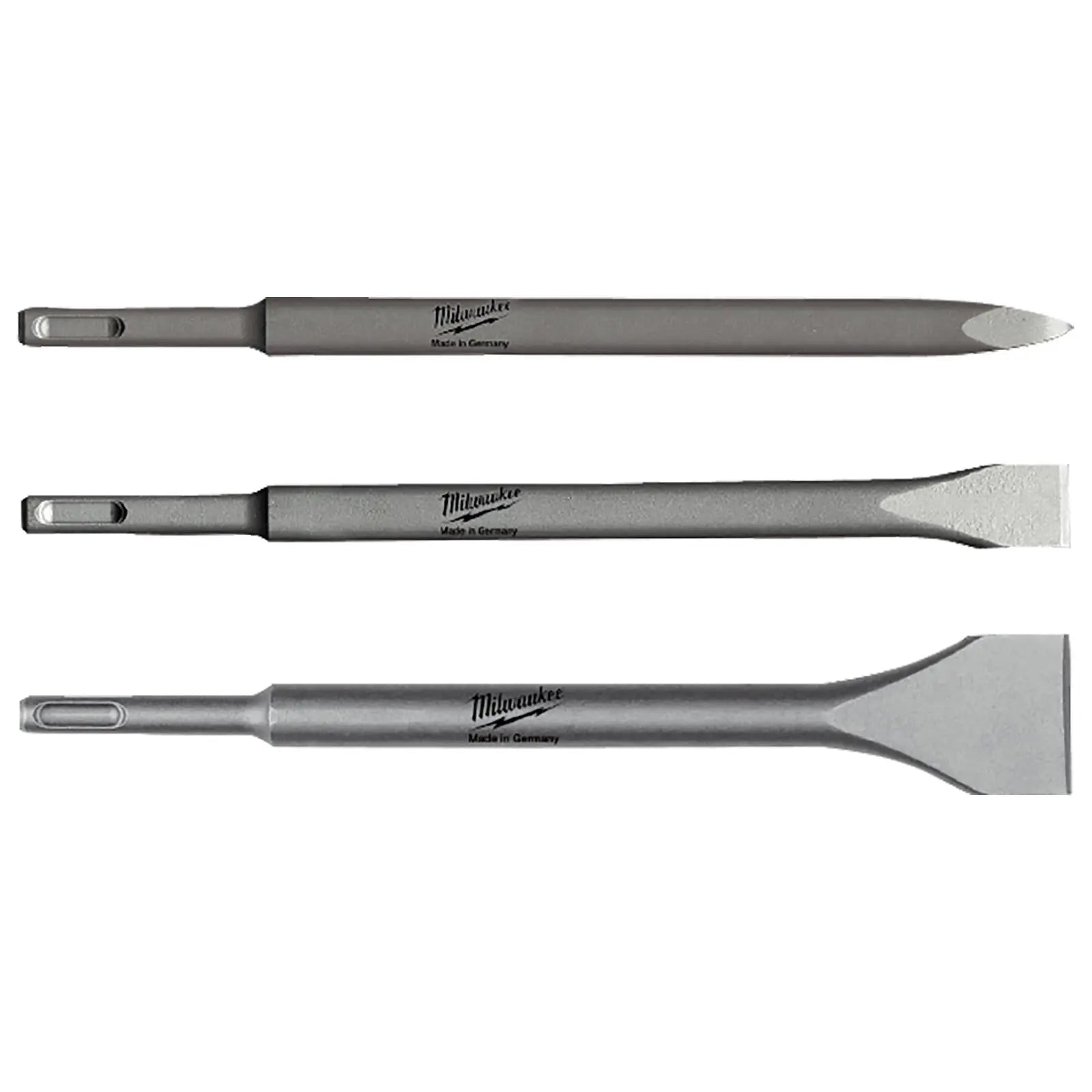 Milwaukee SDS Plus Chisel Set 3 Piece 