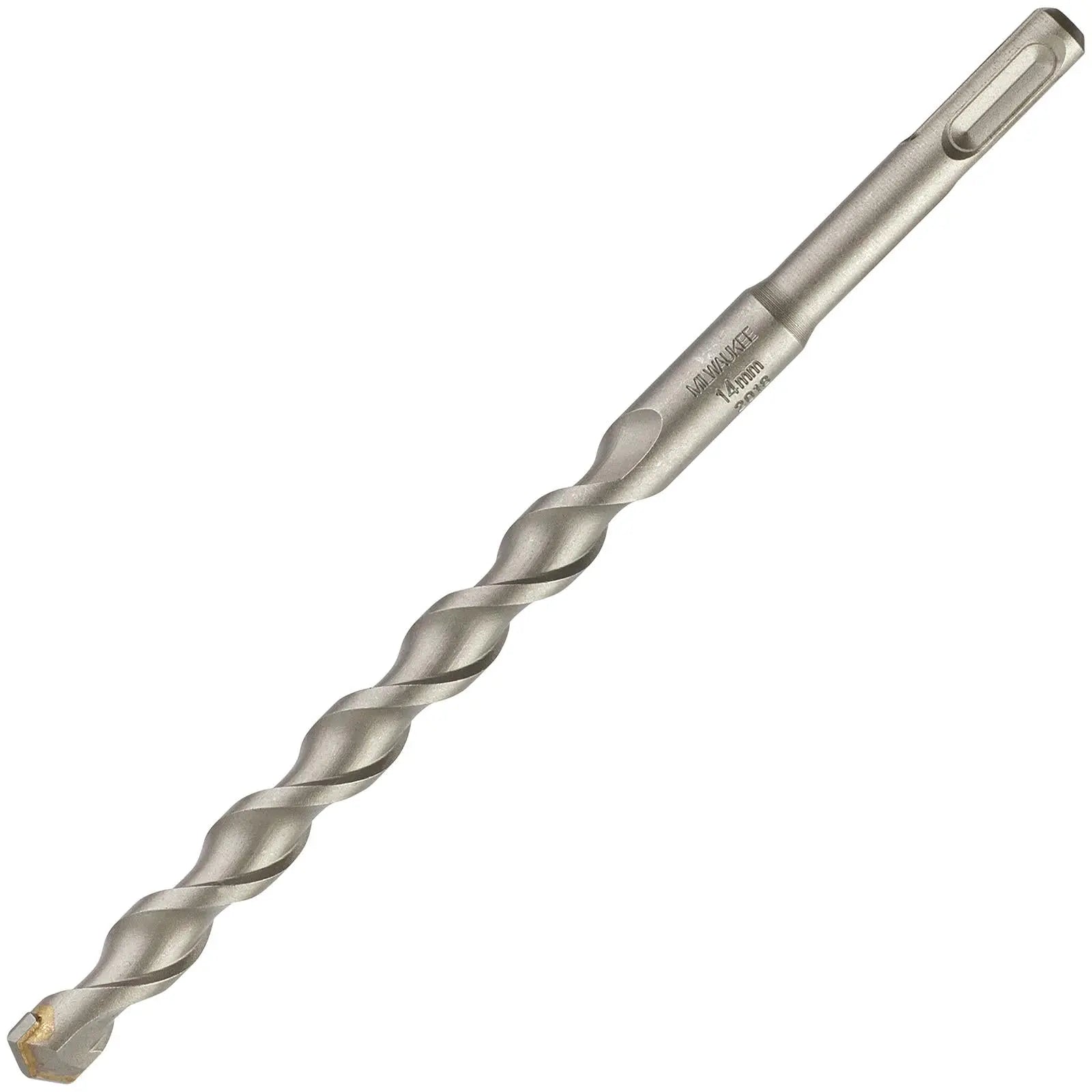 Milwaukee SDS Plus Contractor Hammer Drill Bits 2 Cut 