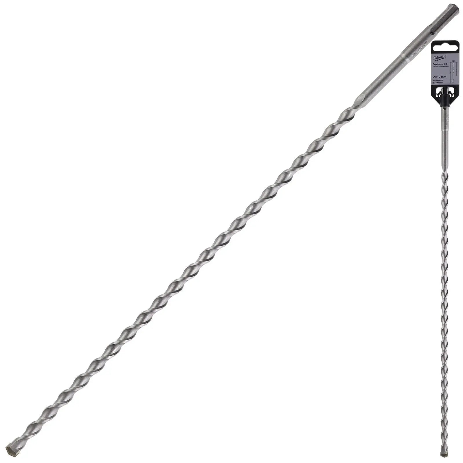 Milwaukee SDS Plus Contractor Hammer Drill Bits 2 Cut 