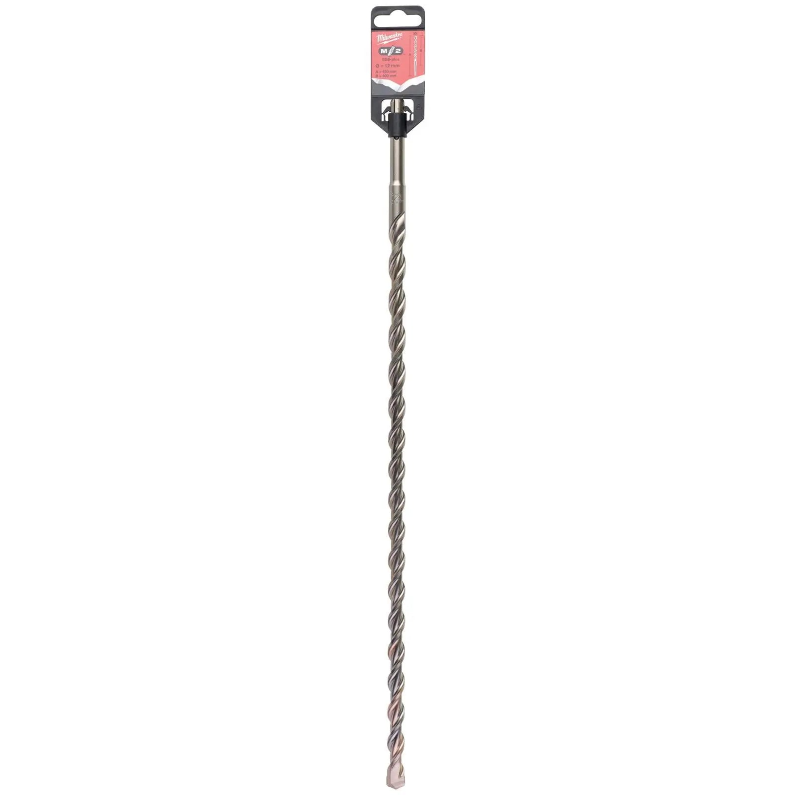 Milwaukee SDS Plus M2 Hammer Drill Bits 2 Cut 3-26 mm Diameter 