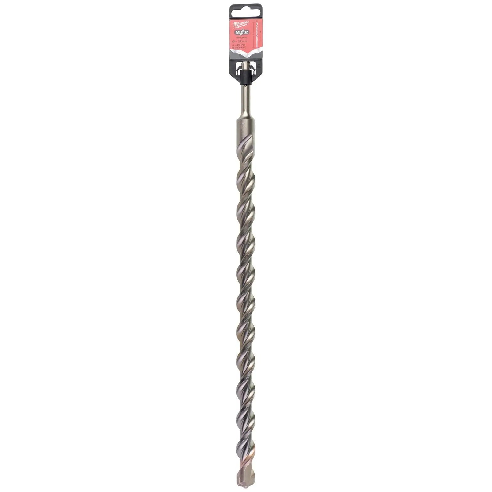 Milwaukee SDS Plus M2 Hammer Drill Bits 2 Cut 3-26 mm Diameter 