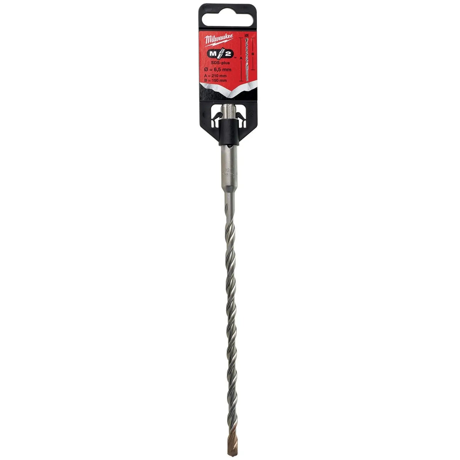 Milwaukee SDS Plus M2 Hammer Drill Bits 2 Cut 3-26 mm Diameter 