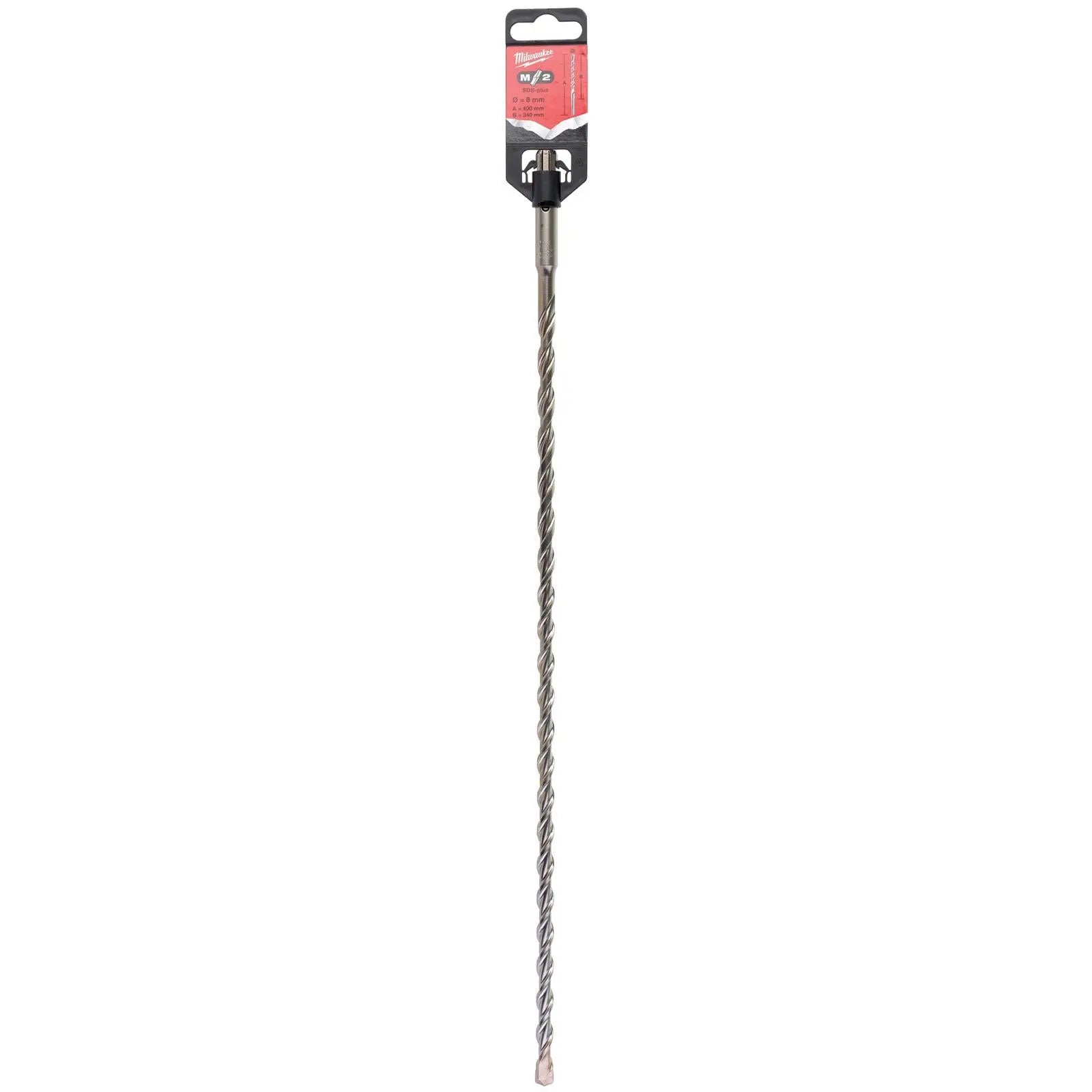 Milwaukee SDS Plus M2 Hammer Drill Bits 2 Cut 3-26 mm Diameter 