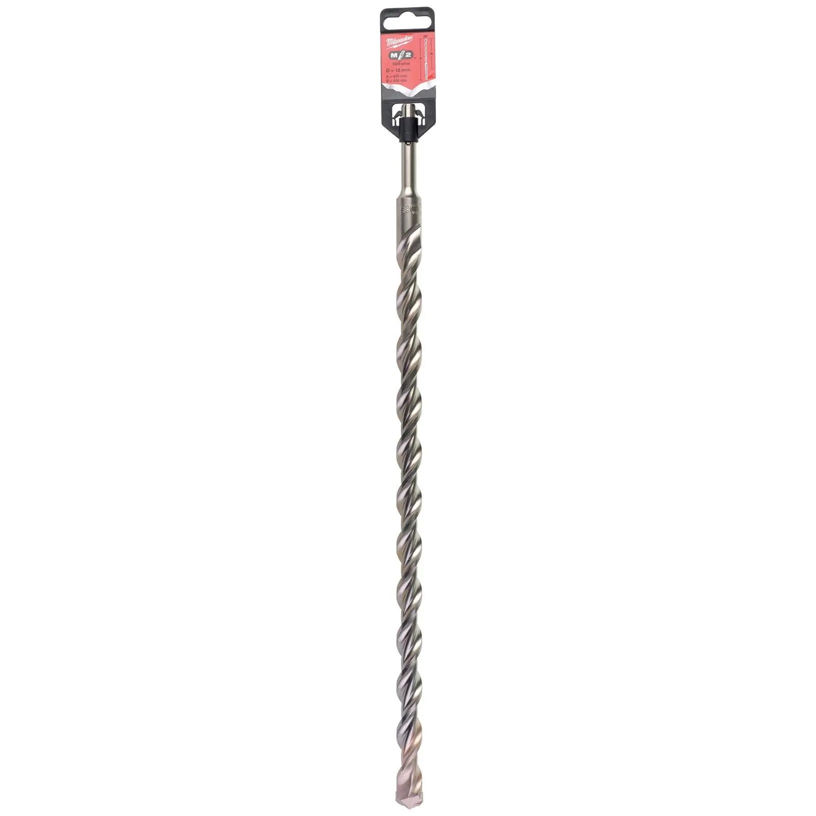 Milwaukee SDS Plus M2 Hammer Drill Bits 2 Cut 3-26 mm Diameter 
