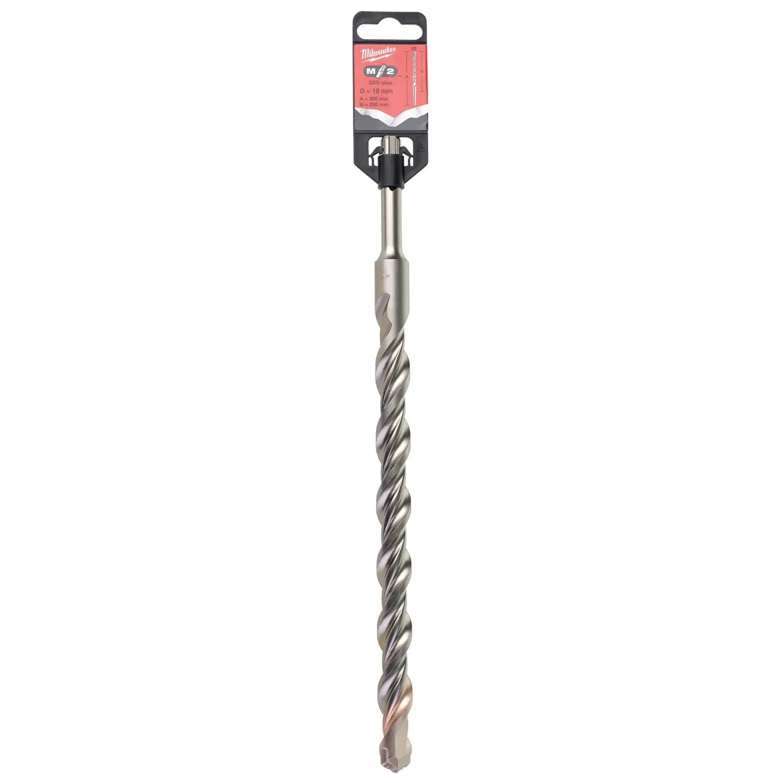 Milwaukee SDS Plus M2 Hammer Drill Bits 2 Cut 3-26 mm Diameter 