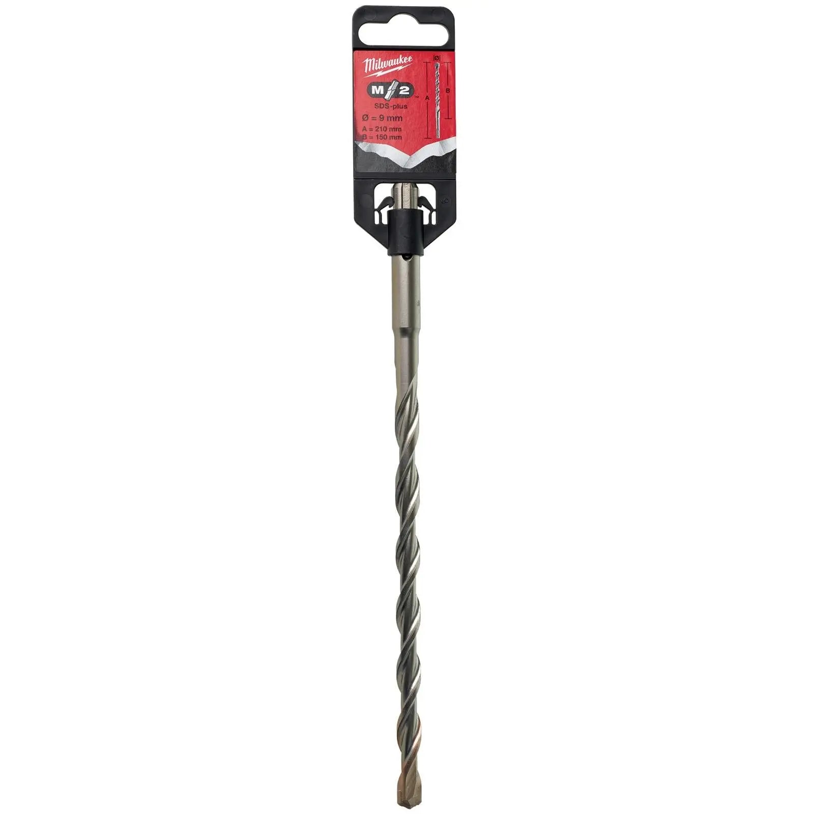 Milwaukee SDS Plus M2 Hammer Drill Bits 2 Cut 3-26 mm Diameter 