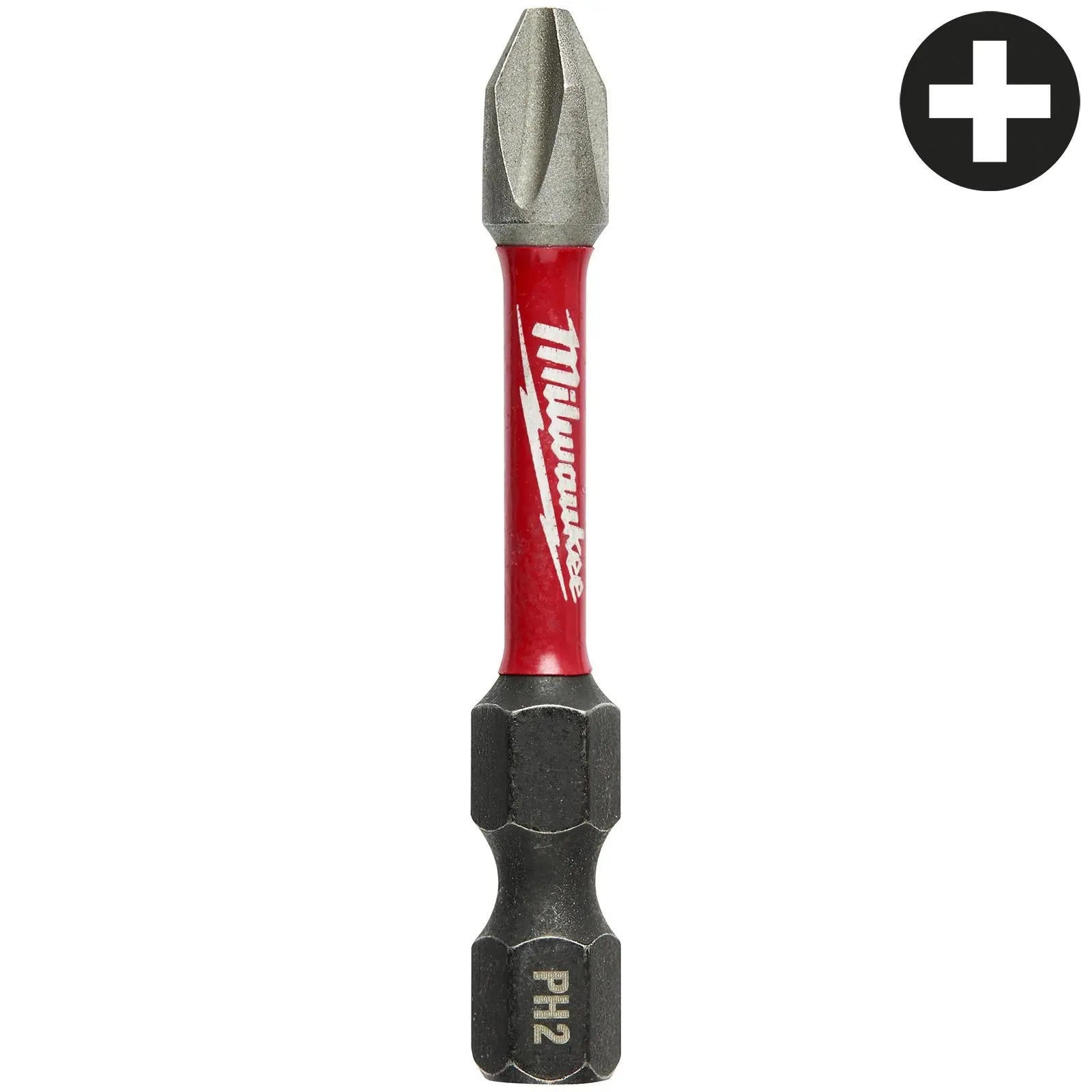 Milwaukee SHOCKWAVE Impact Duty Phillips PH2 Screwdriver Bits 50mm 10 Piece TICTAC Box  White Rose Tools
