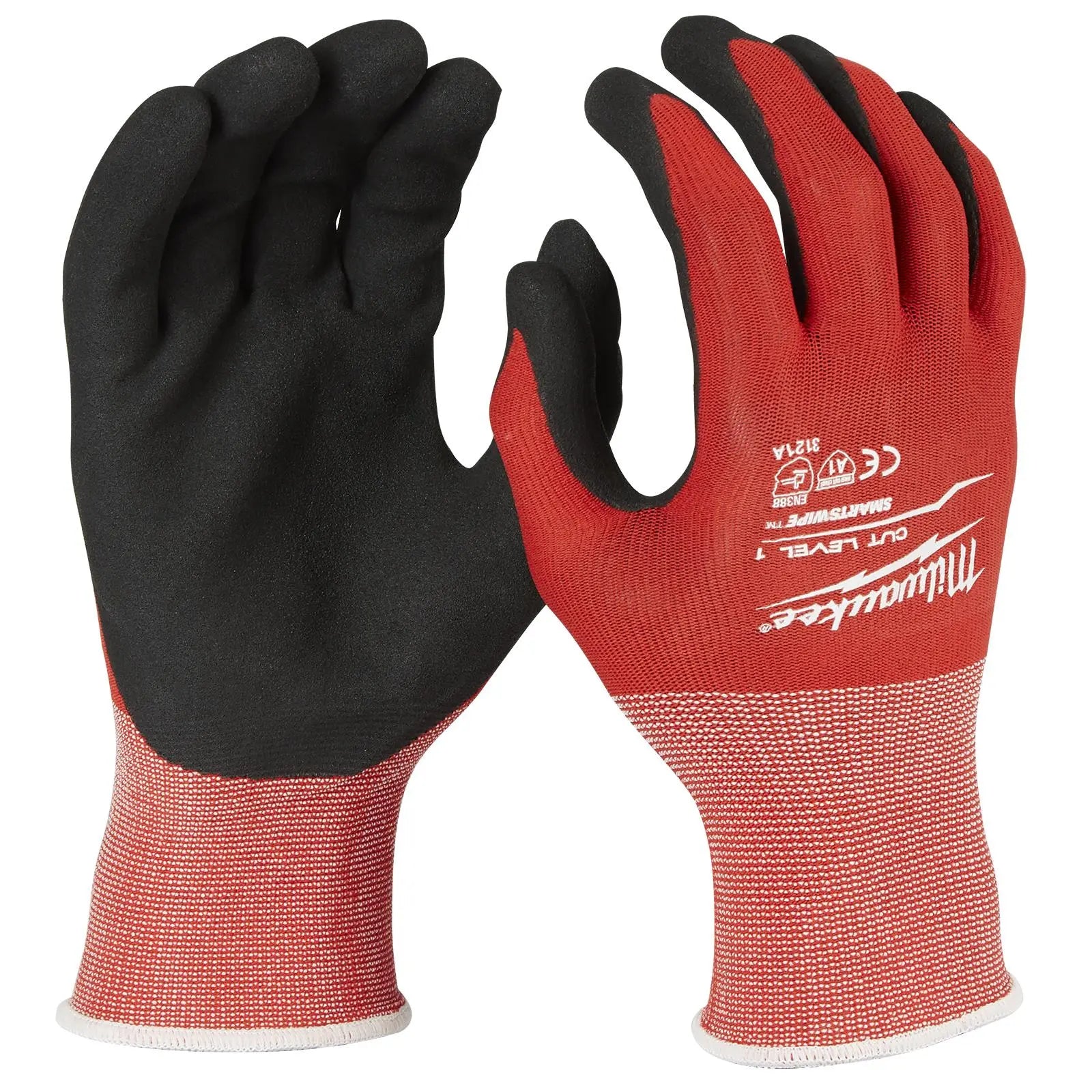 Milwaukee Safety Gloves Cut Level 1/A Dipped Glove Size 11 / XXL Extra Extra Large 