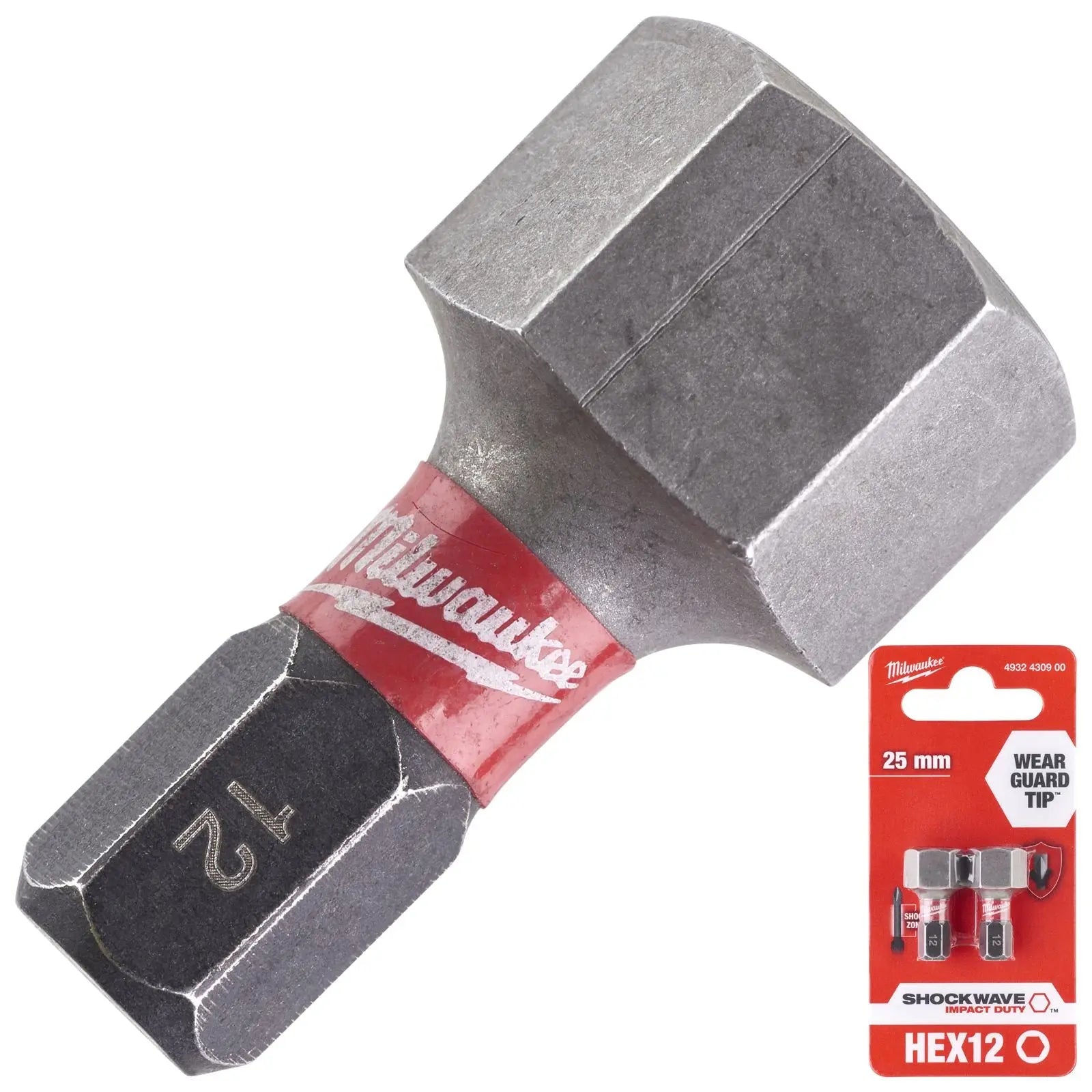 Milwaukee Screwdriver Bits Shockwave Impact Duty PH PZ TX HEX SL Blister Packed 