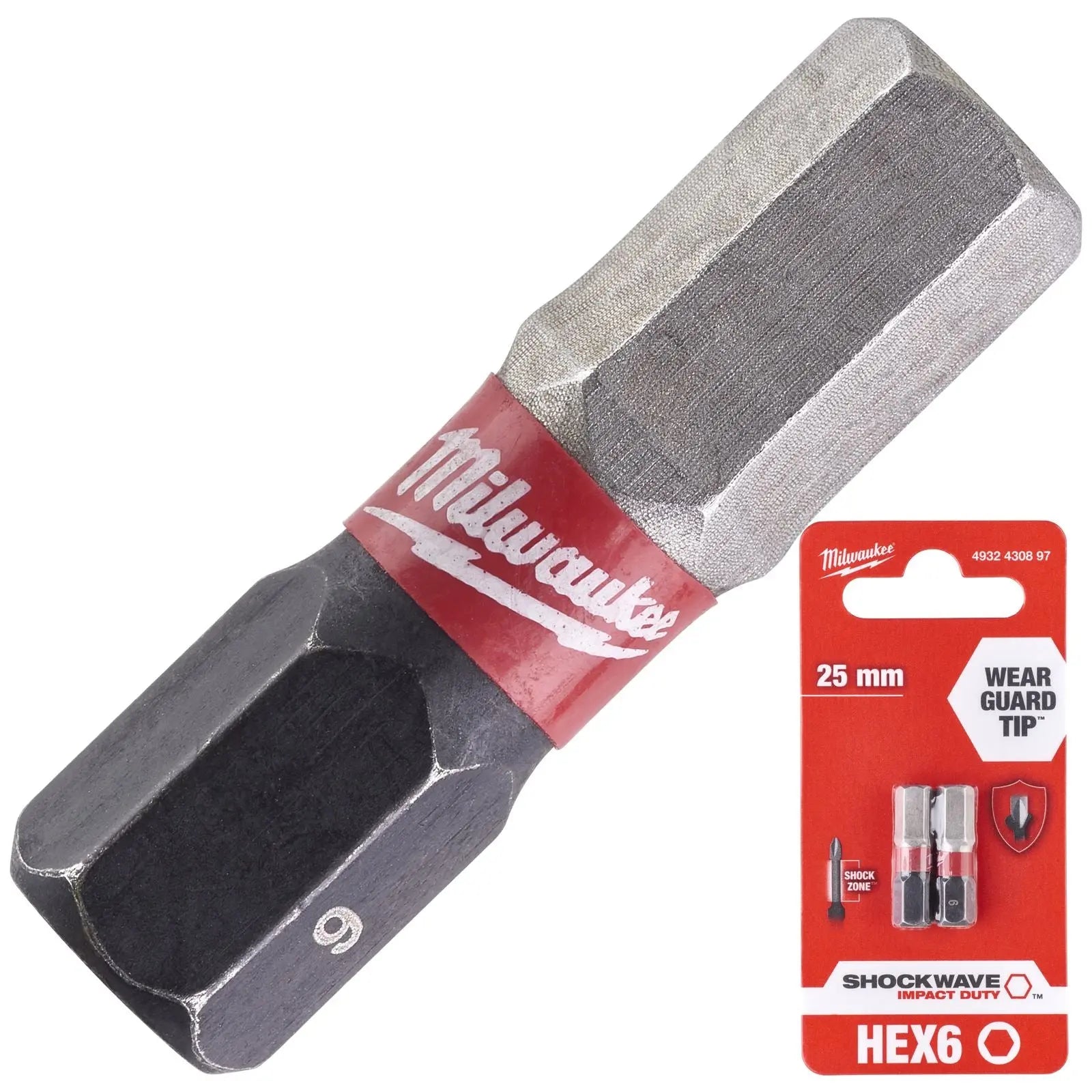 Milwaukee Screwdriver Bits Shockwave Impact Duty PH PZ TX HEX SL Blister Packed 
