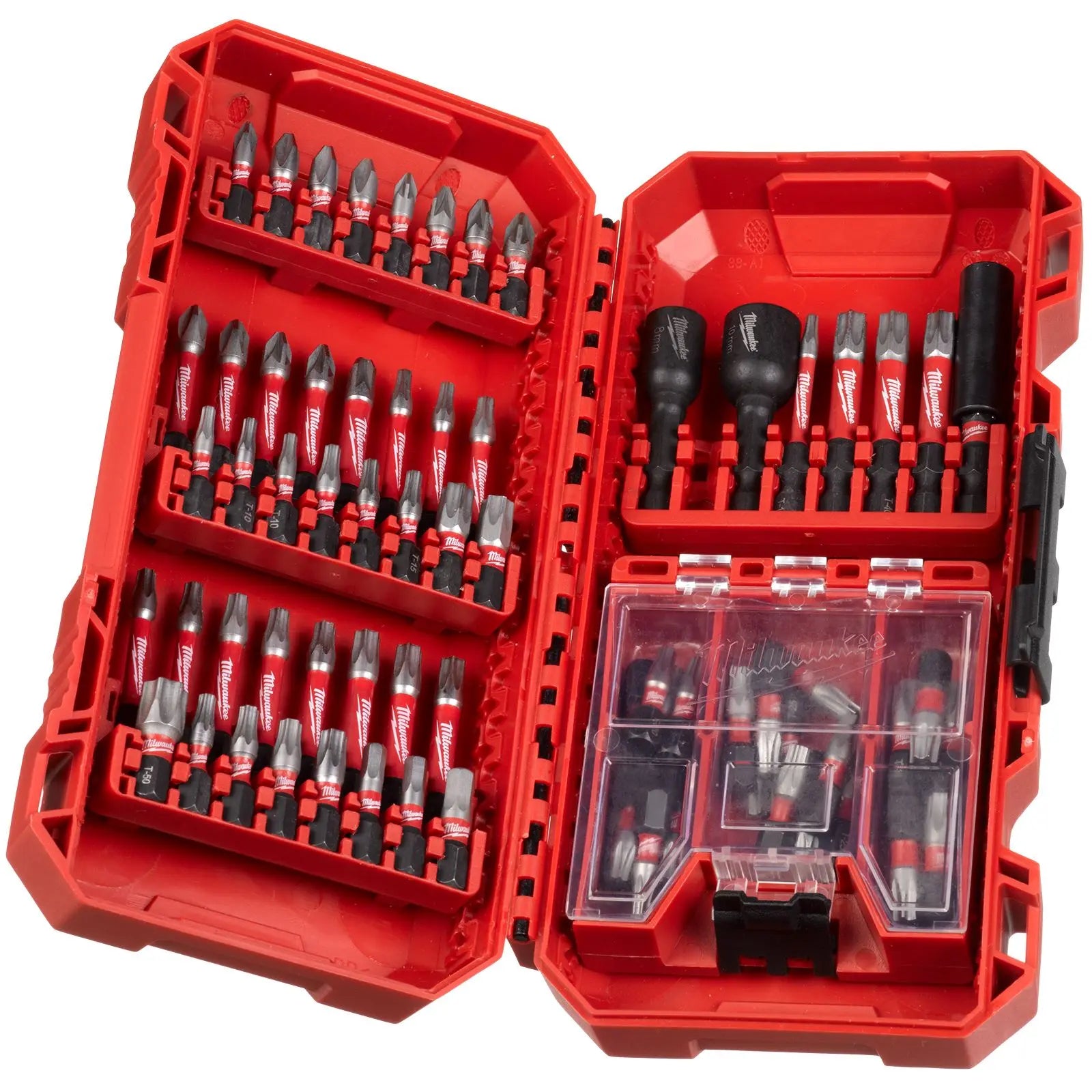 Milwaukee Screwdriver and Nut Driver Bit Set 75 Piece SHOCKWAVE Impact Duty 