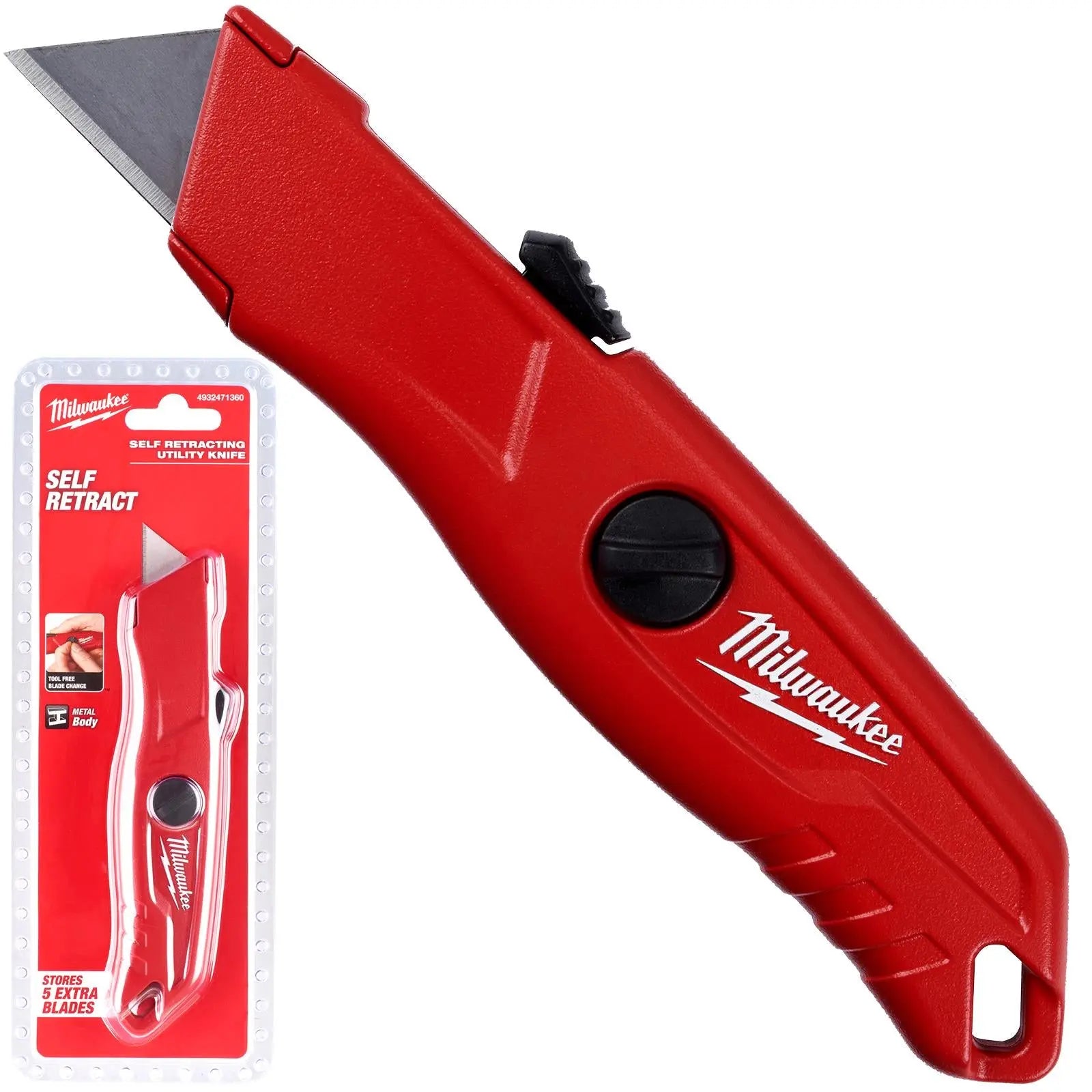 Milwaukee Self Retracting Safety Knife Cutting Blade 