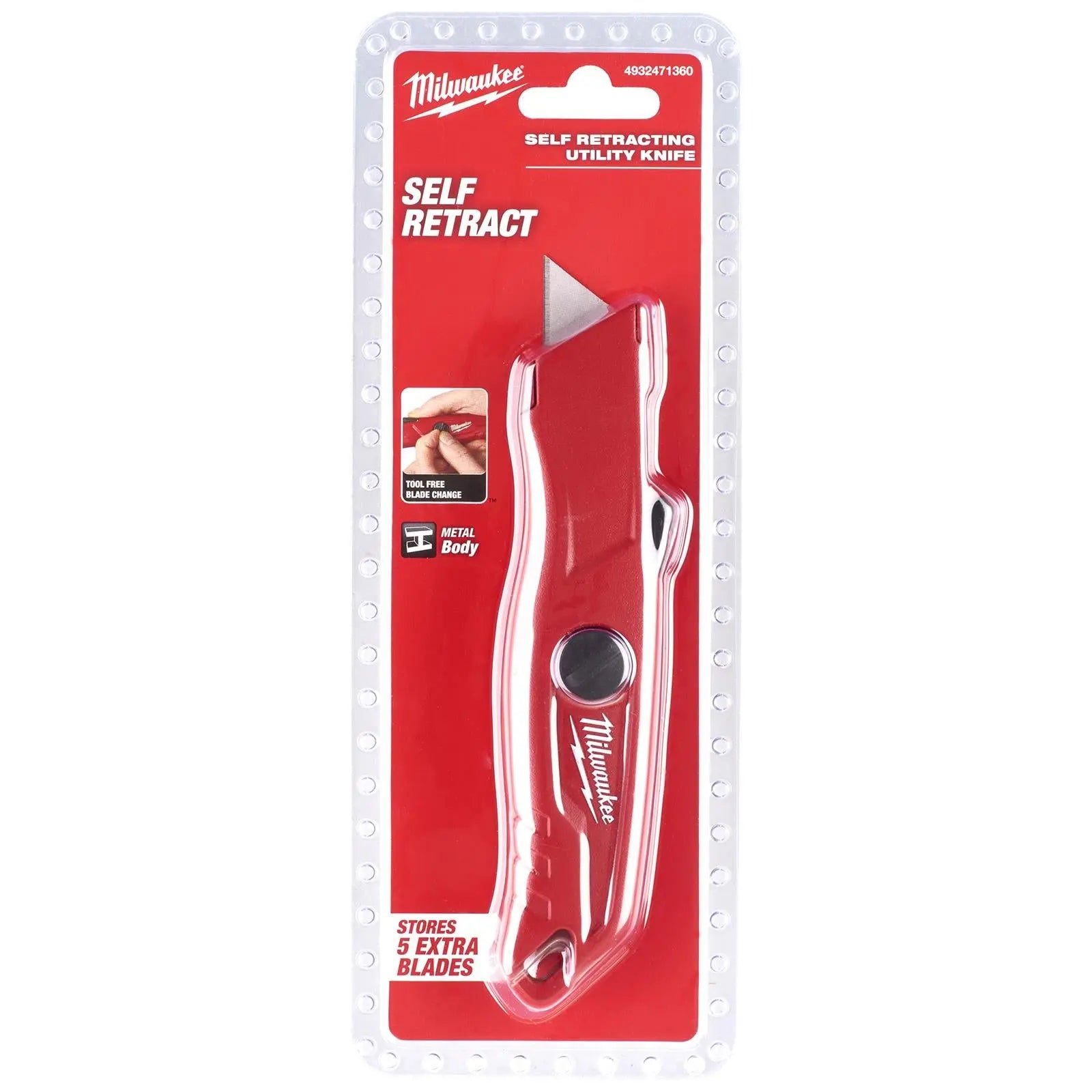 Milwaukee Self Retracting Safety Knife Cutting Blade 