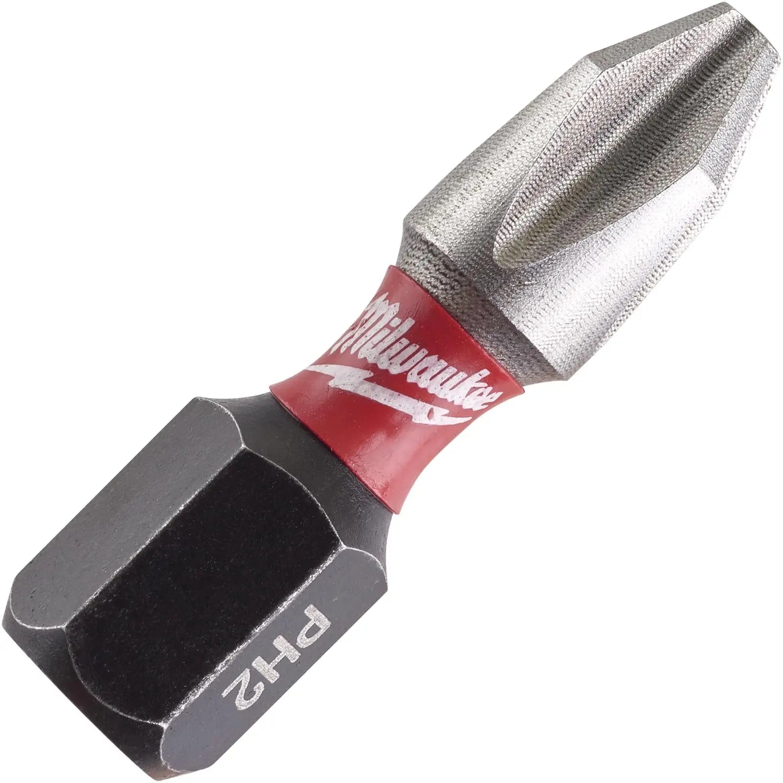 Milwaukee Shockwave Impact Duty Screwdriver Bits Phillips PH2 x 25mm Tic Tac Box 25 Pack 