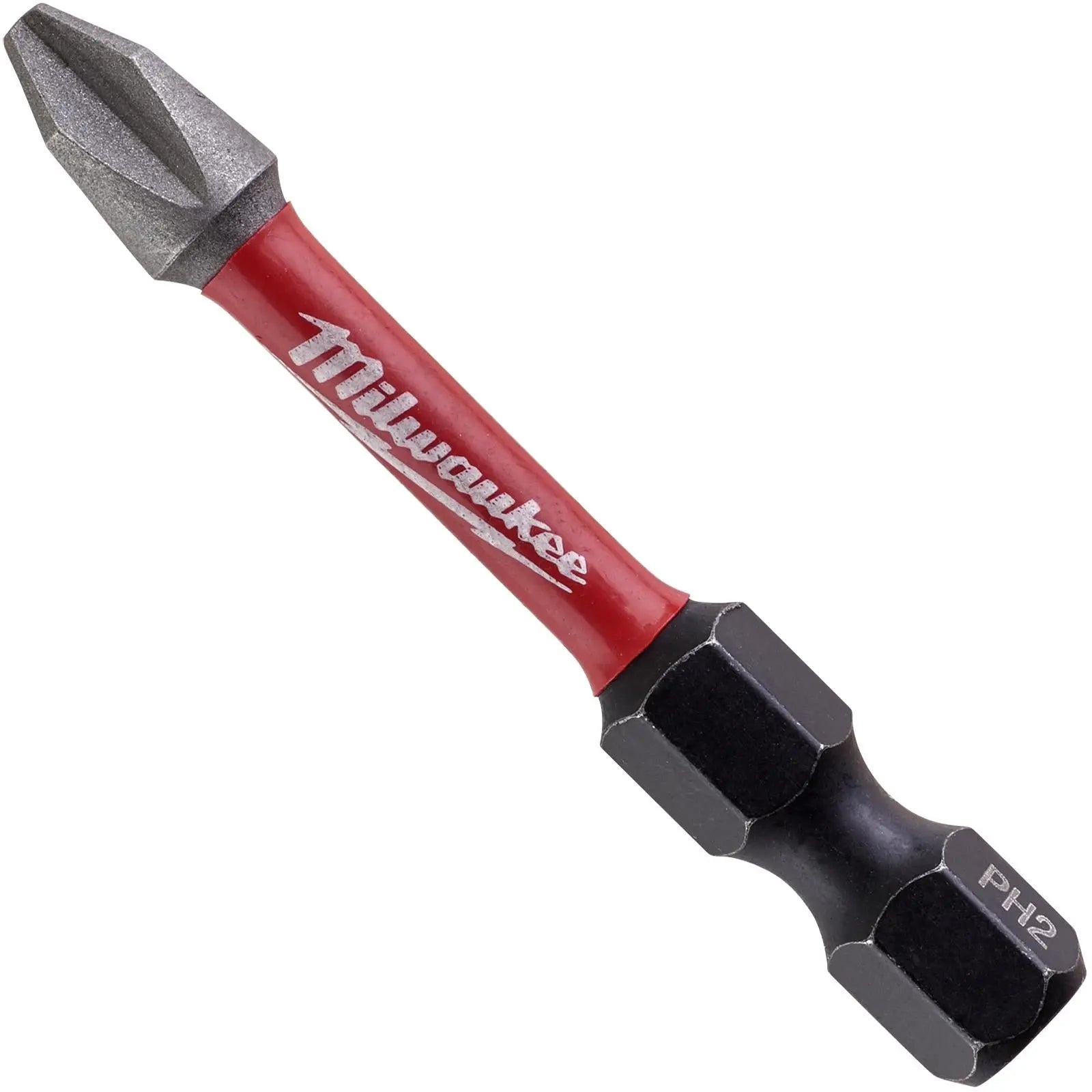 Milwaukee Shockwave Impact Duty Screwdriver Bits Phillips PH2 x 50mm Tic Tac Box 10 Pack 