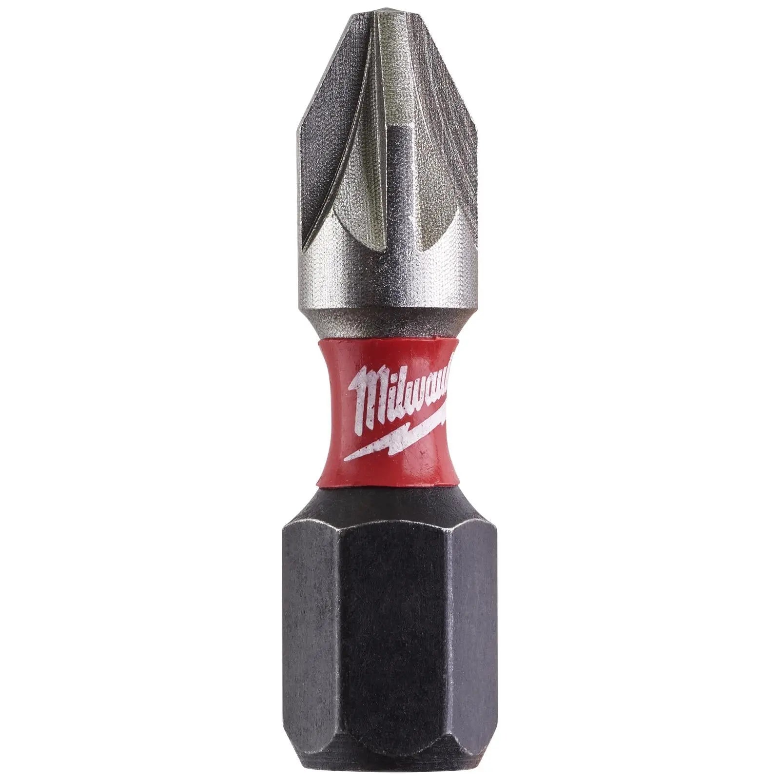 Milwaukee Shockwave Impact Duty Screwdriver Bits Pozi PZ2 x 25mm Tic Tac Box 25 Pack 