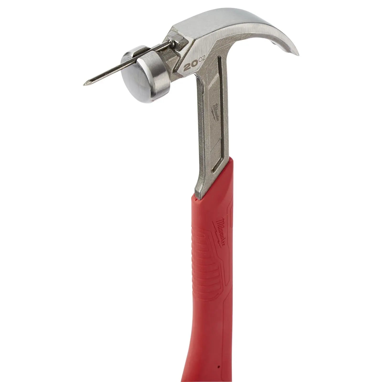Milwaukee Steel Curved Claw Hammer 20oz Magnetic Nail Starter 
