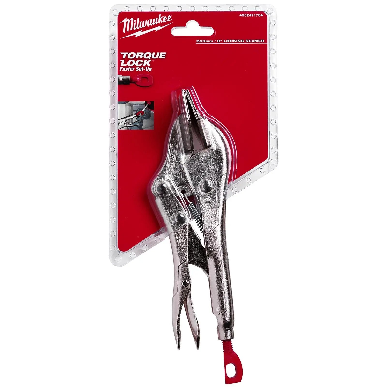 Milwaukee TORQUE LOCK Locking Seamer Pliers 200mm 8in 