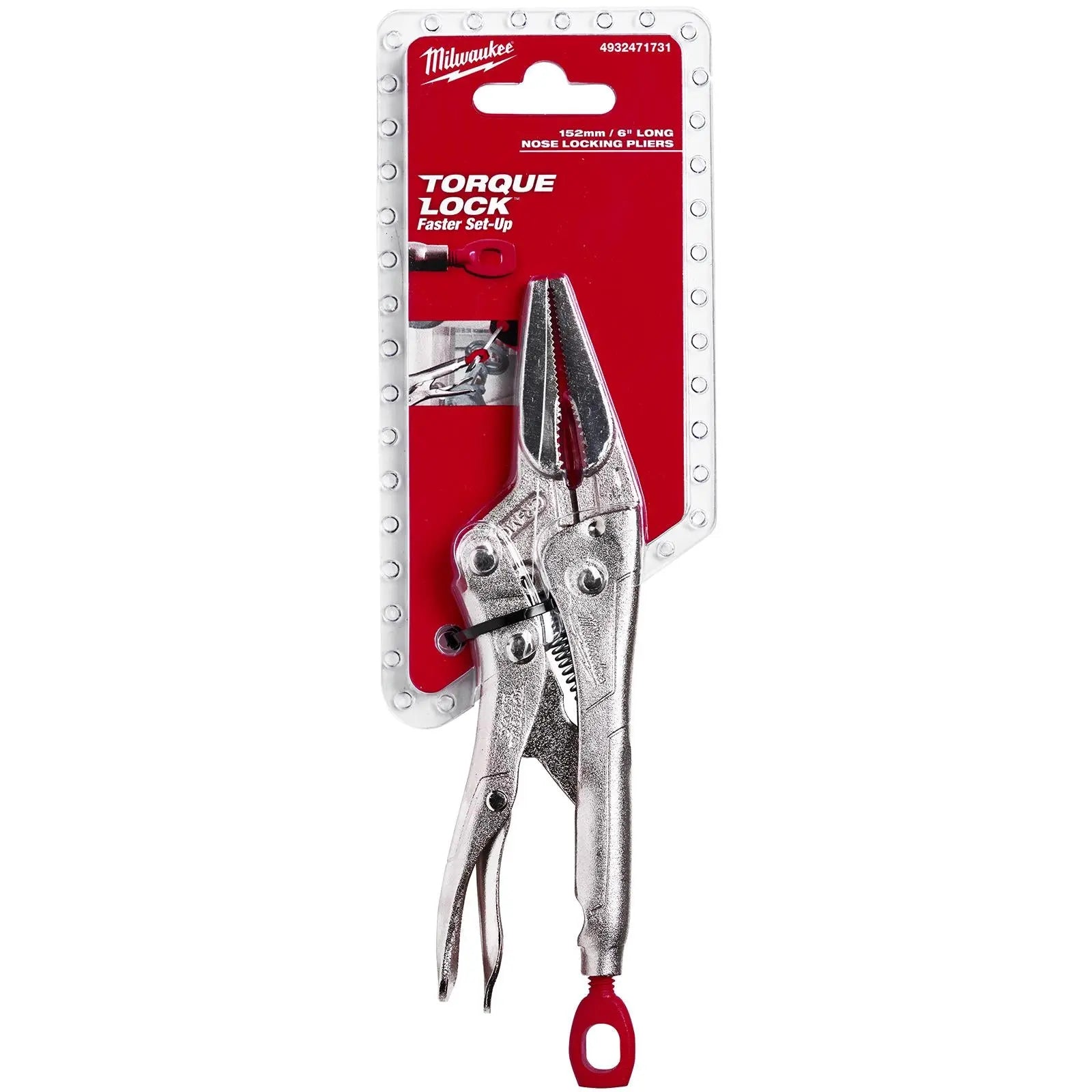 Milwaukee TORQUE LOCK Long Nose Locking Pliers 150mm 6in 