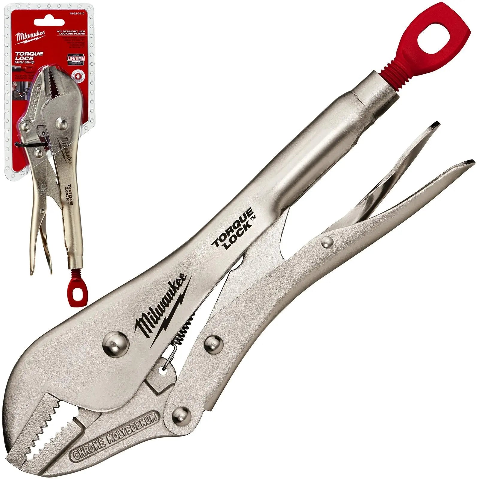 Milwaukee TORQUE LOCK Straight Jaw Locking Pliers 250mm 10in 